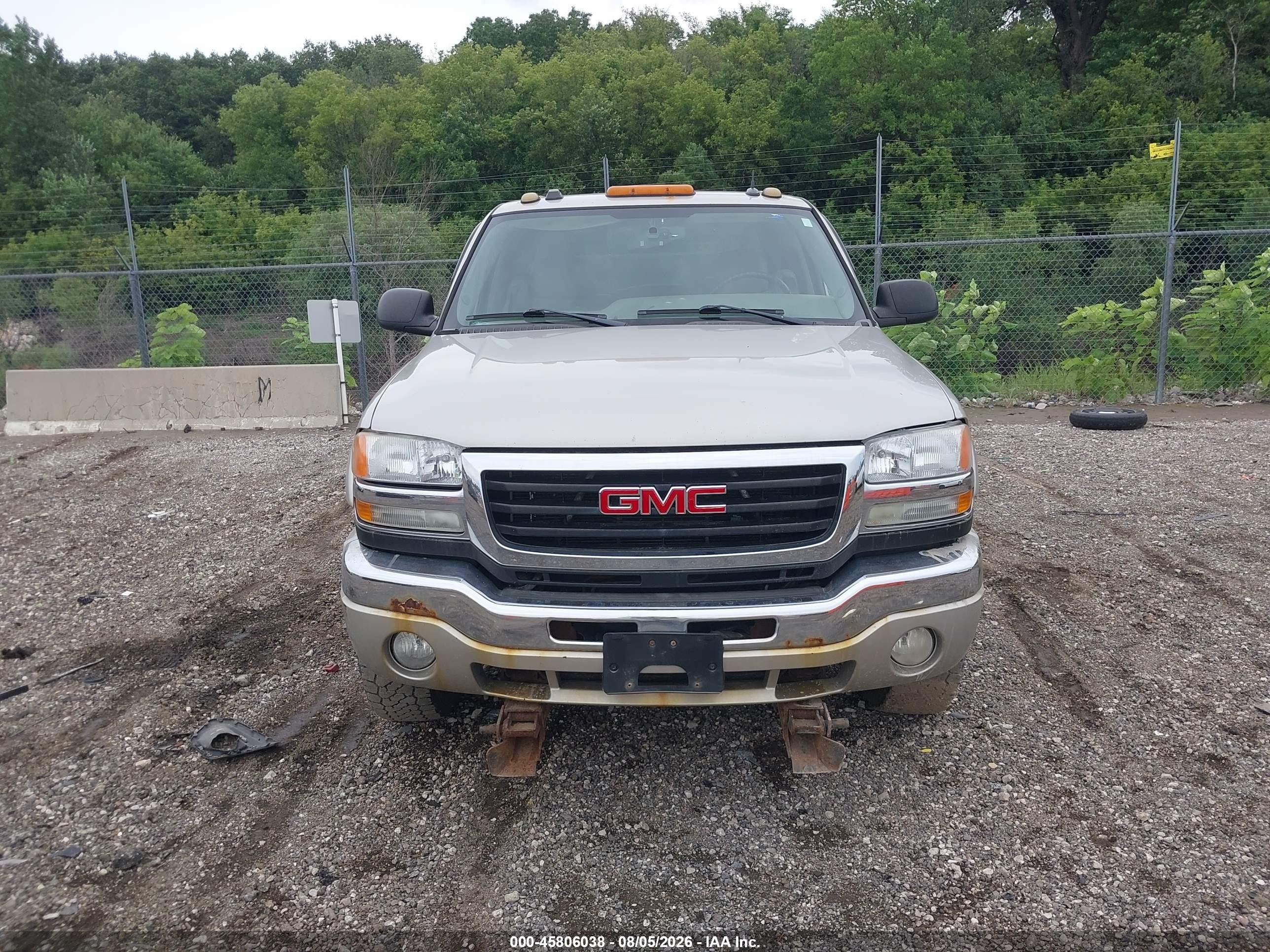 2005 Gmc Sierra 2500hd Slt Beige vin: 1GTHK23U45F949689