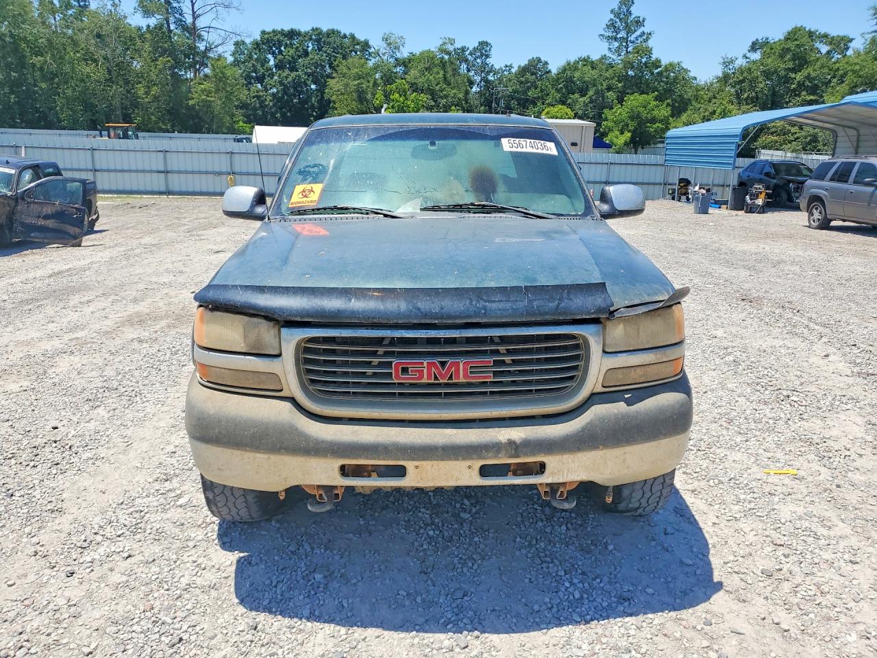 2001 Gmc Sierra K2500 Heavy Duty Green vin: 1GTHK23U51F103677