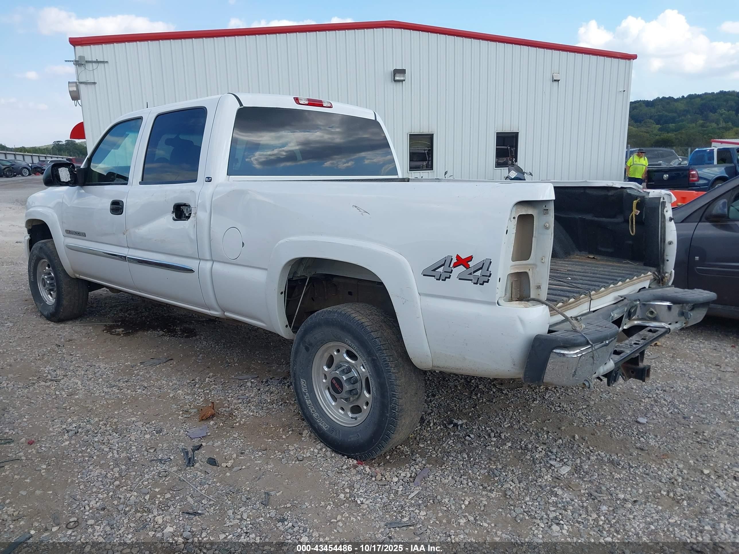 2004 Gmc Sierra 2500hd Slt White vin: 1GTHK23U64F209866