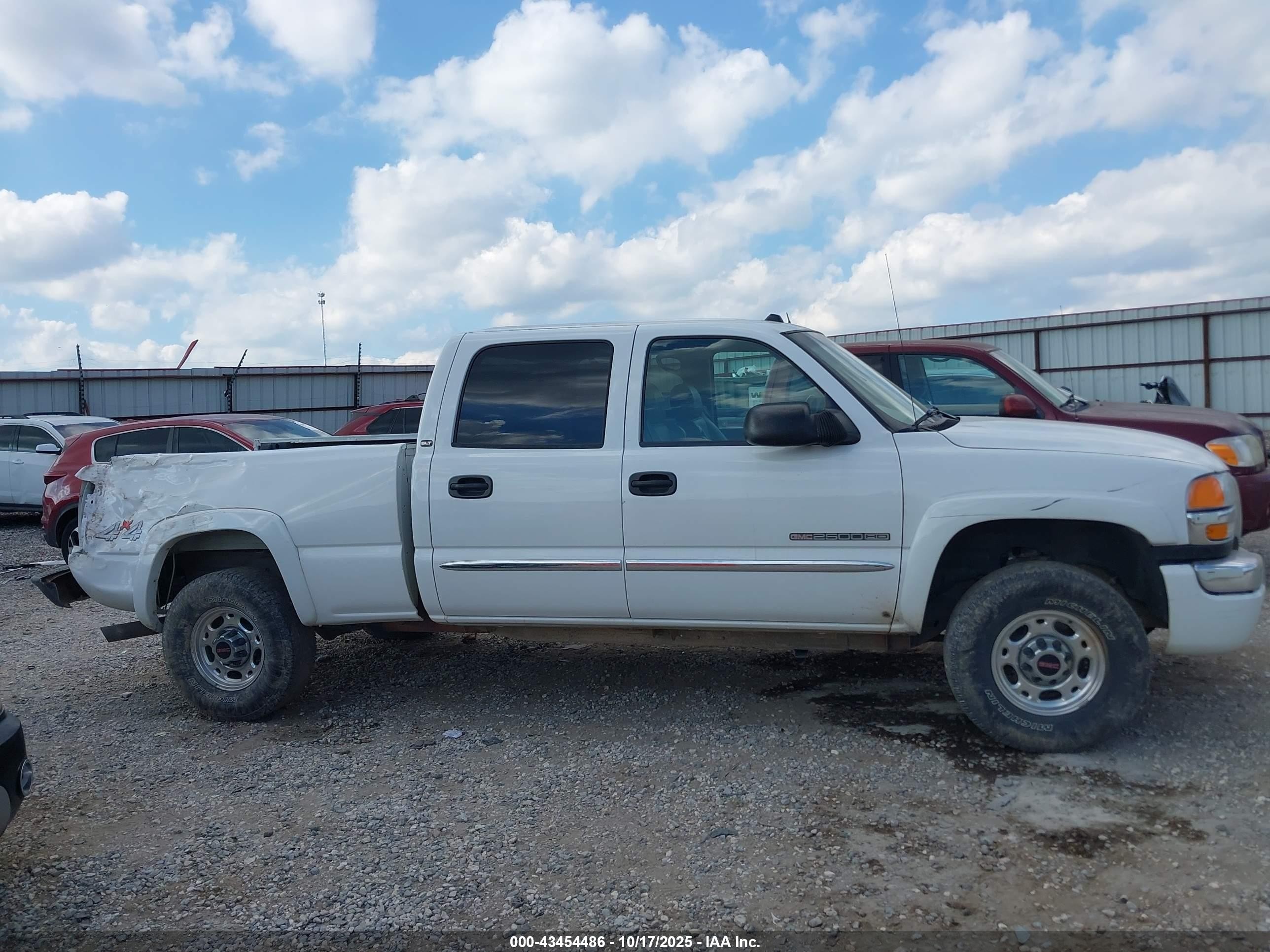 2004 Gmc Sierra 2500hd Slt White vin: 1GTHK23U64F209866