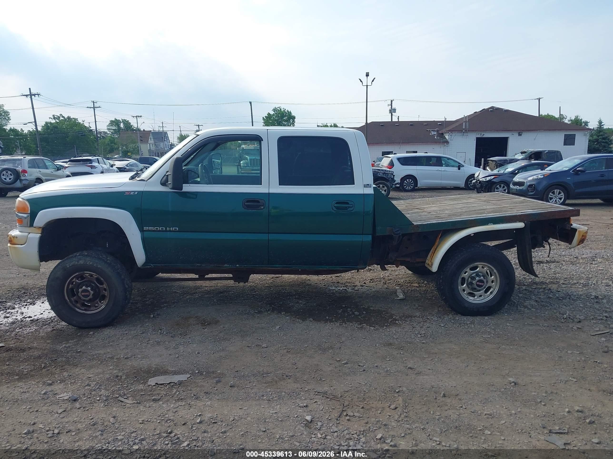 2005 Gmc Sierra 2500hd Sle Green vin: 1GTHK23U65F969832