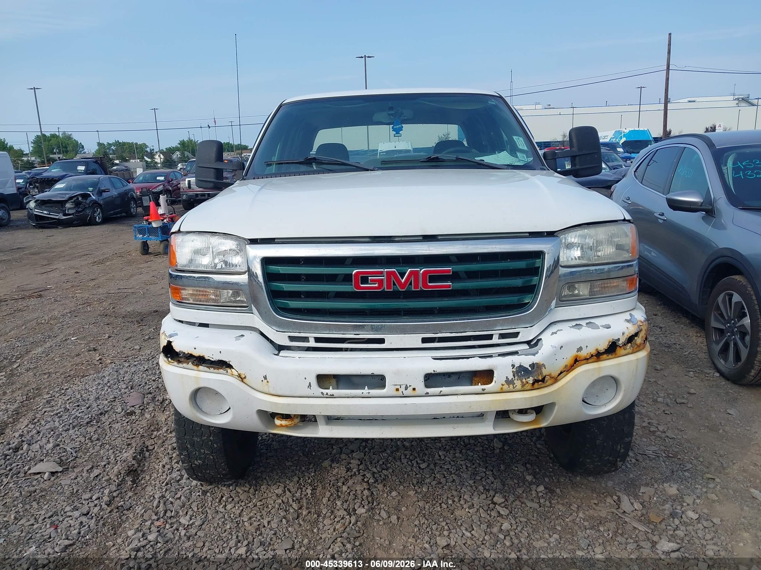 2005 Gmc Sierra 2500hd Sle Green vin: 1GTHK23U65F969832