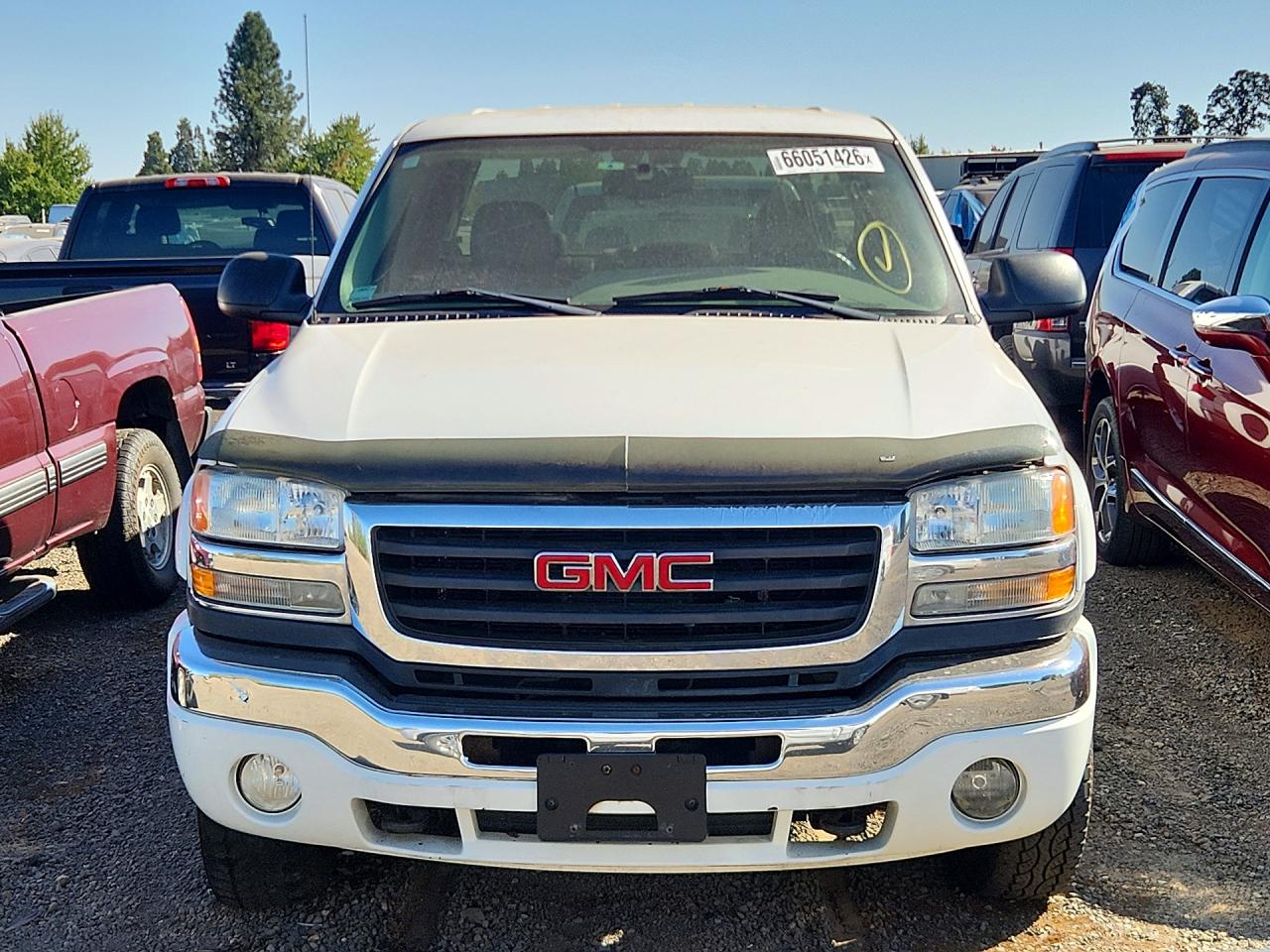 2004 Gmc Sierra K2500 Heavy Duty White vin: 1GTHK23U84F259216