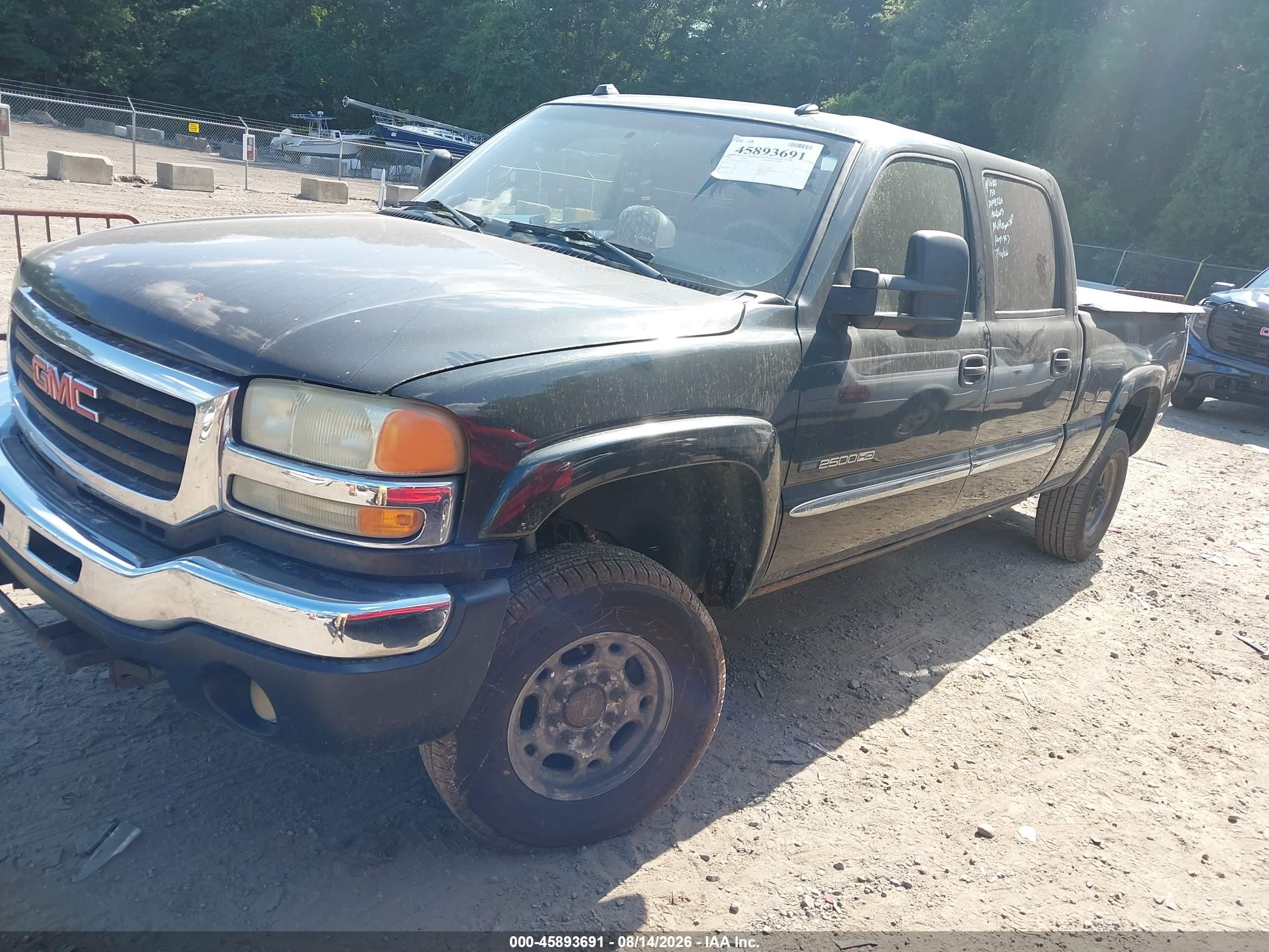 2004 Gmc Sierra 2500hd Slt Black vin: 1GTHK23U94F261699