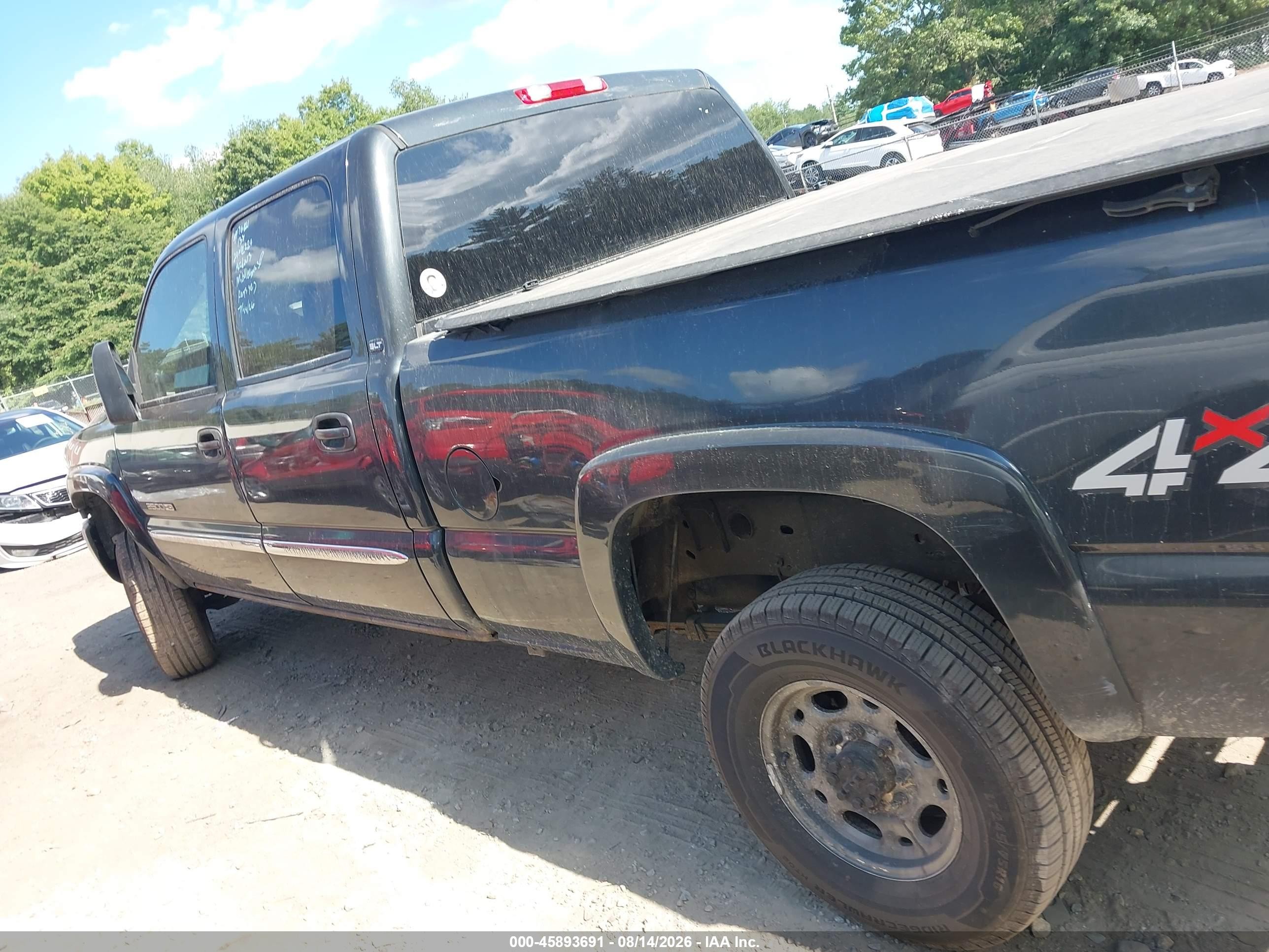 2004 Gmc Sierra 2500hd Slt Black vin: 1GTHK23U94F261699