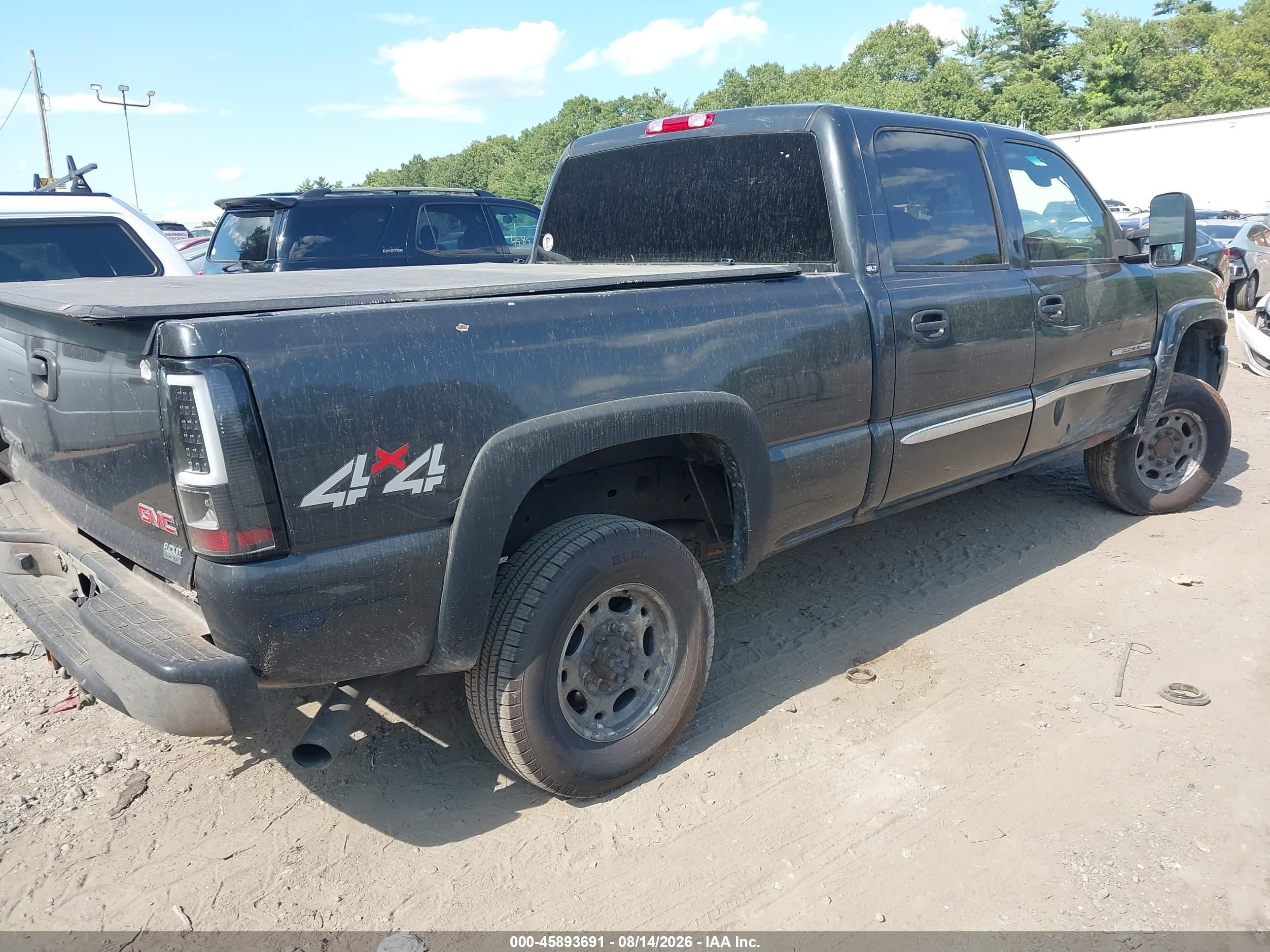 2004 Gmc Sierra 2500hd Slt Black vin: 1GTHK23U94F261699