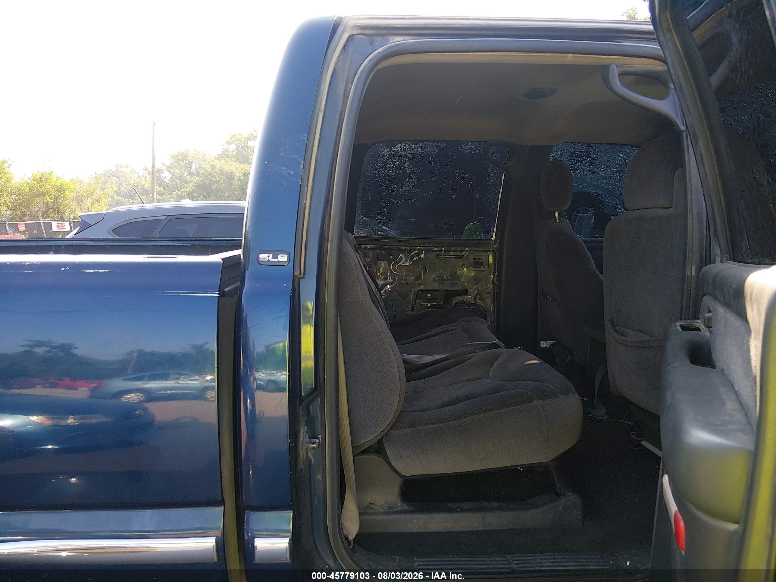 2002 Gmc Sierra 2500hd Sle Blue vin: 1GTHK23UX2F160779