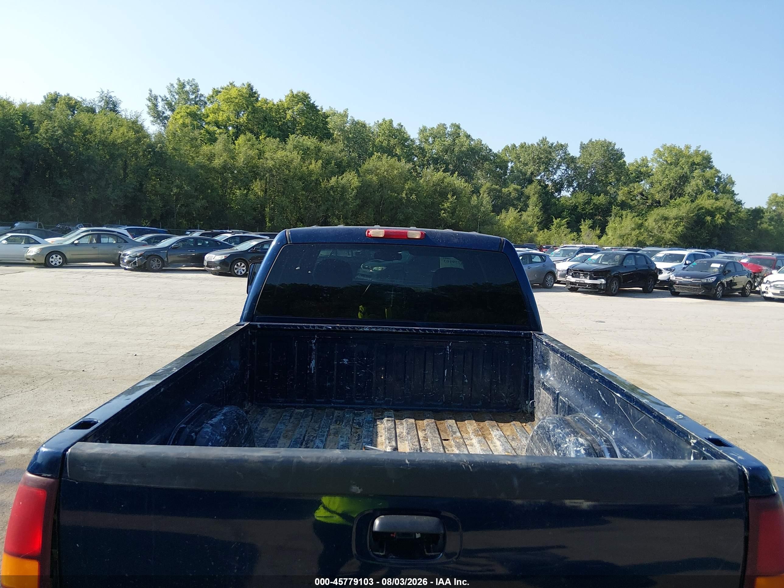 2002 Gmc Sierra 2500hd Sle Blue vin: 1GTHK23UX2F160779
