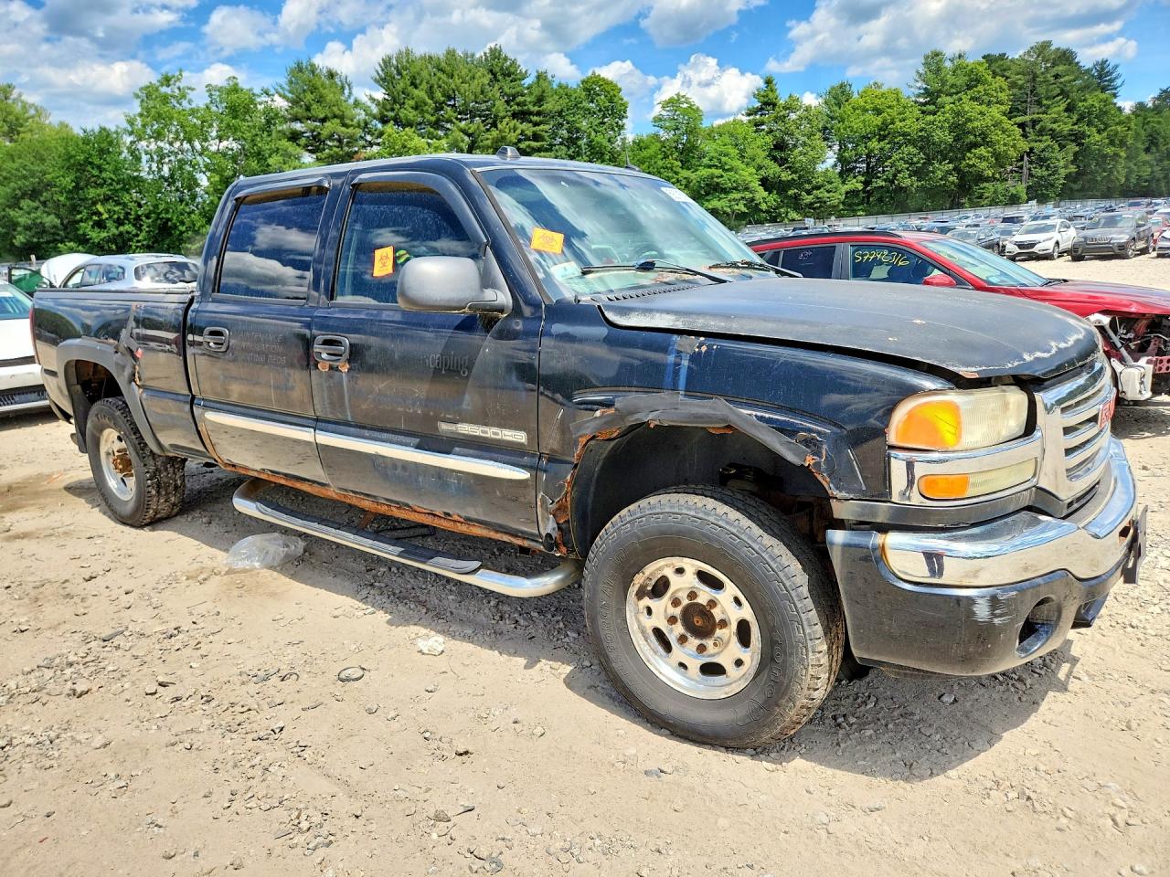 2005 Gmc Sierra K2500 Heavy Duty Black vin: 1GTHK23UX5F864436