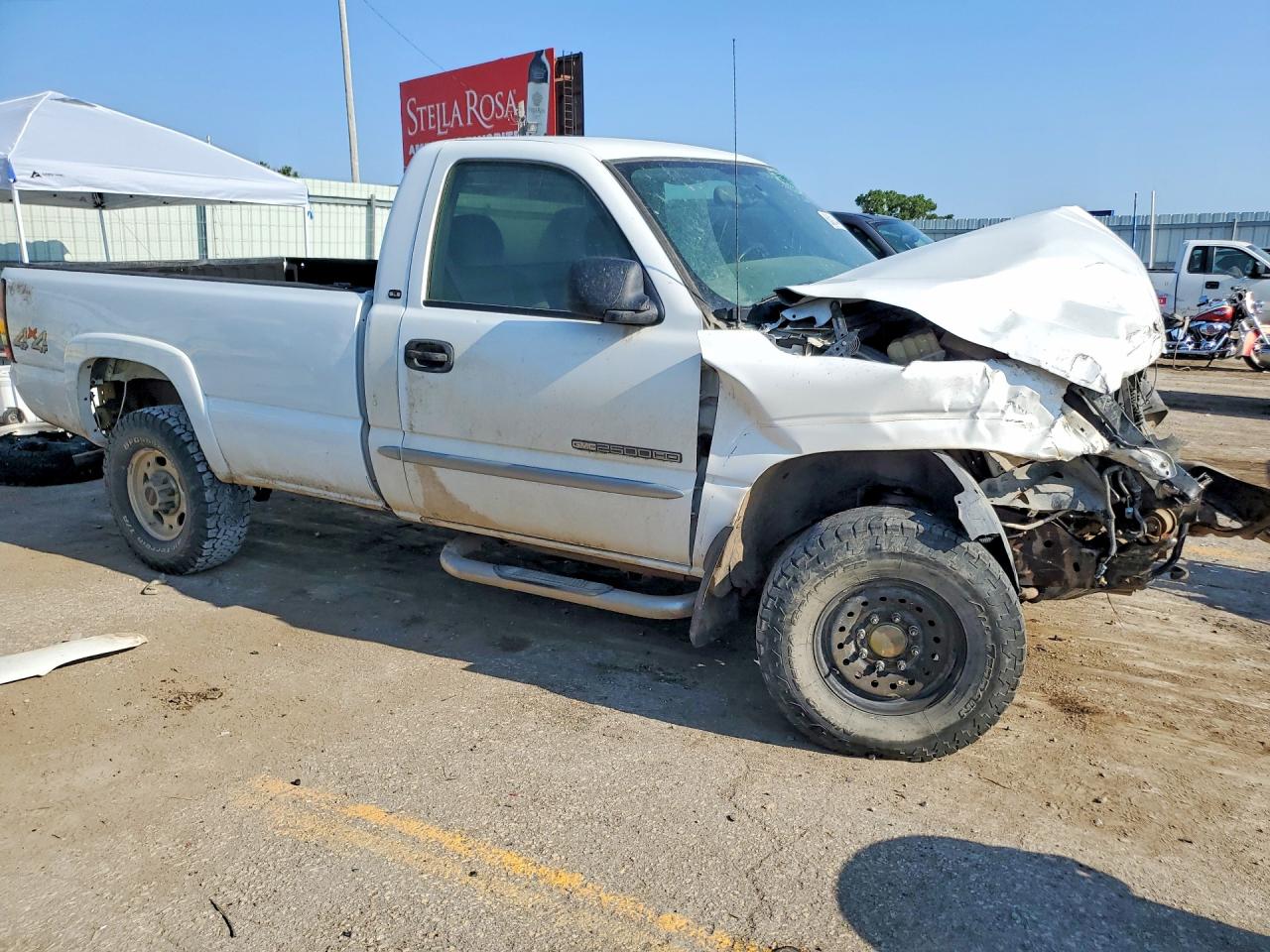 2005 Gmc Sierra K2500 Heavy Duty Белый vin: 1GTHK24U15E198720