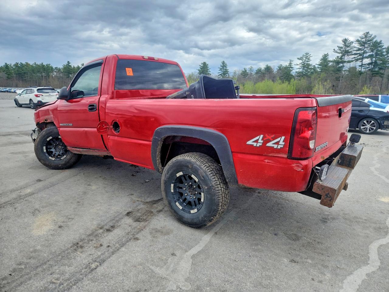 2007 Gmc Sierra K2500 Heavy Duty Red vin: 1GTHK24U37E194414