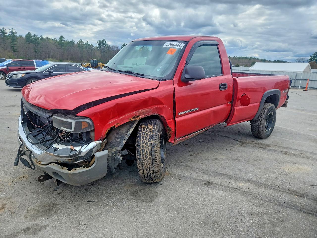 2007 Gmc Sierra K2500 Heavy Duty Красный vin: 1GTHK24U37E194414