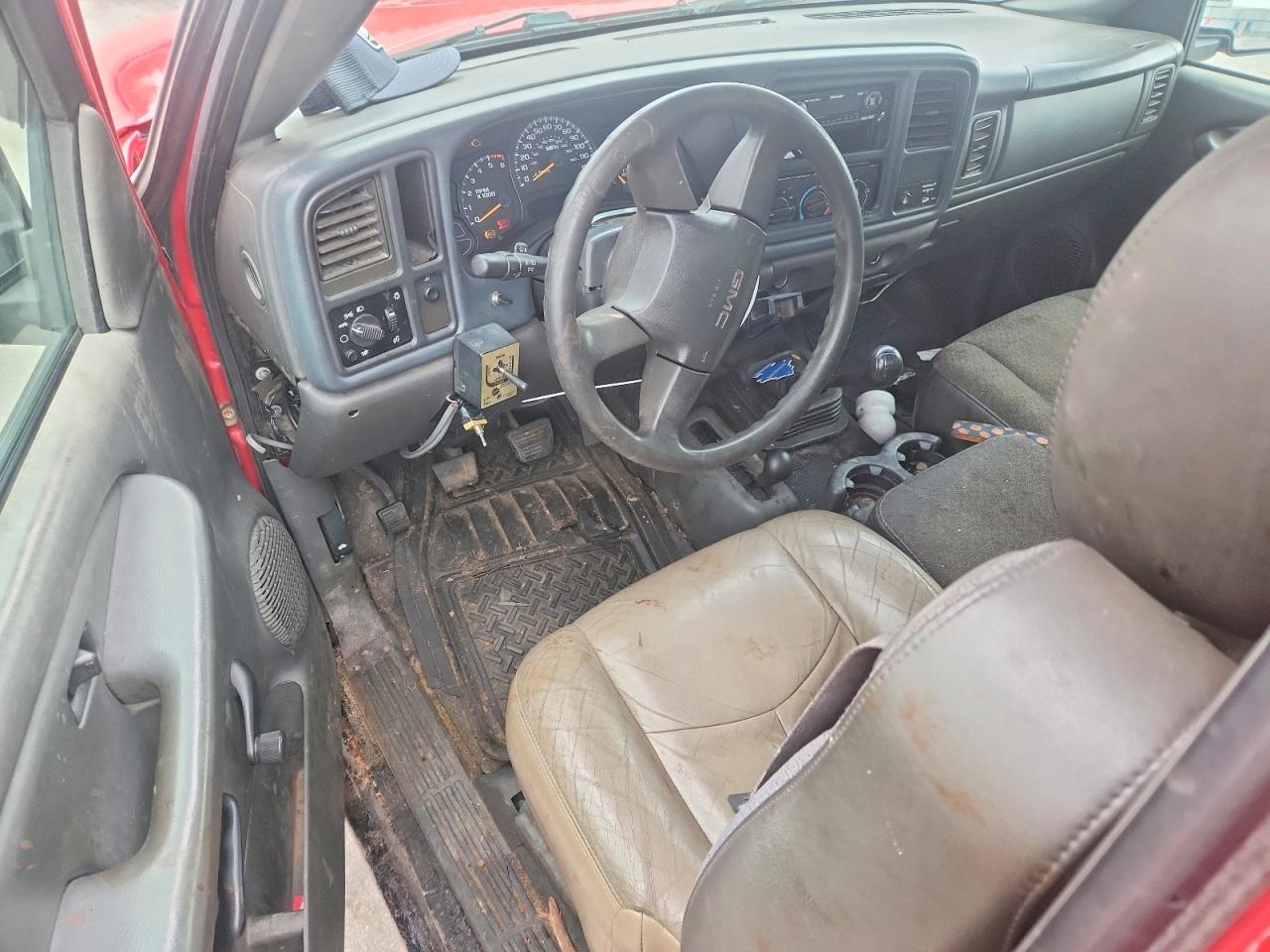 2007 Gmc Sierra K2500 Heavy Duty Red vin: 1GTHK24U37E194414