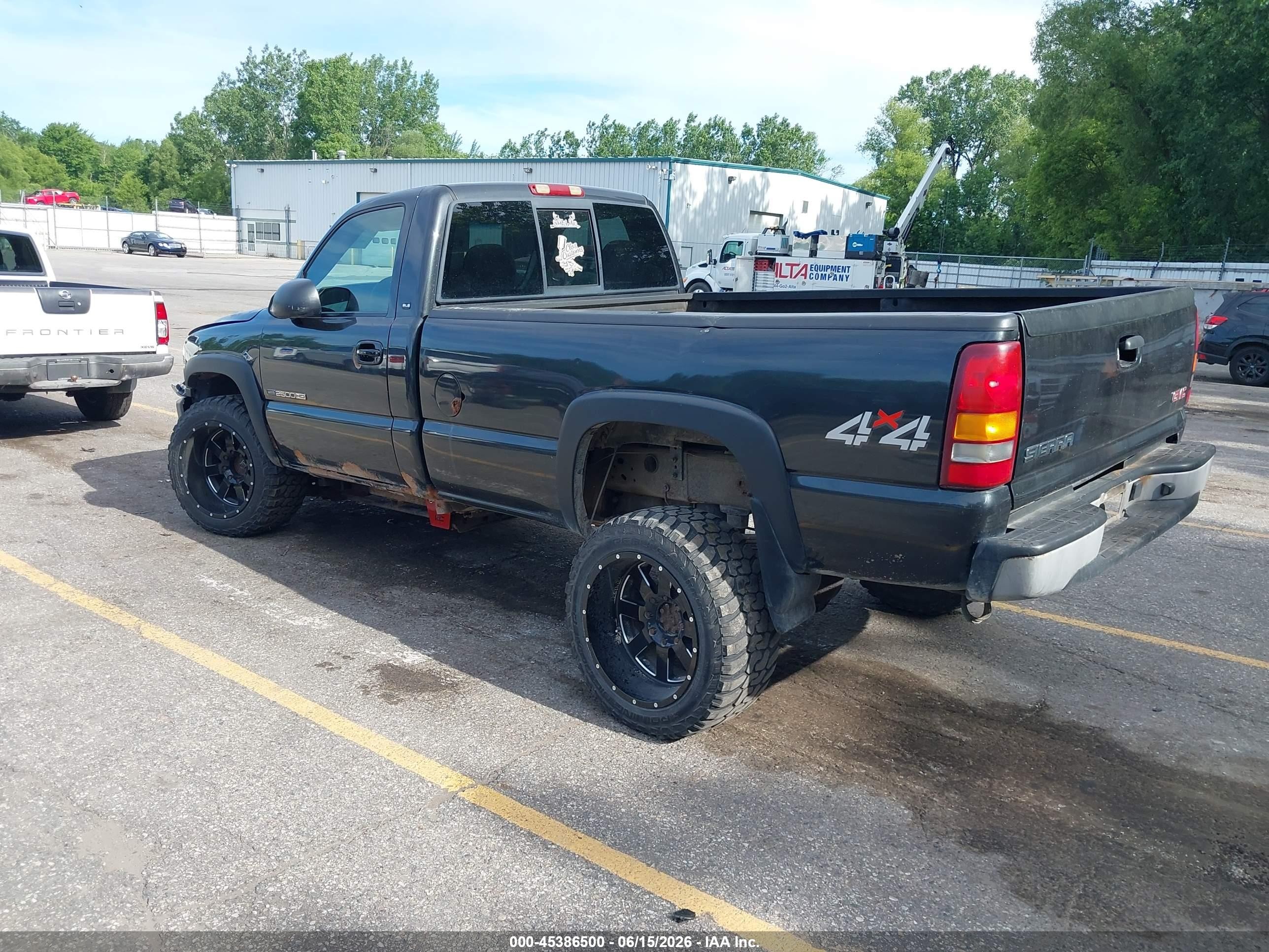 2005 Gmc Sierra 2500hd Work Truck Gray vin: 1GTHK24U55E184593