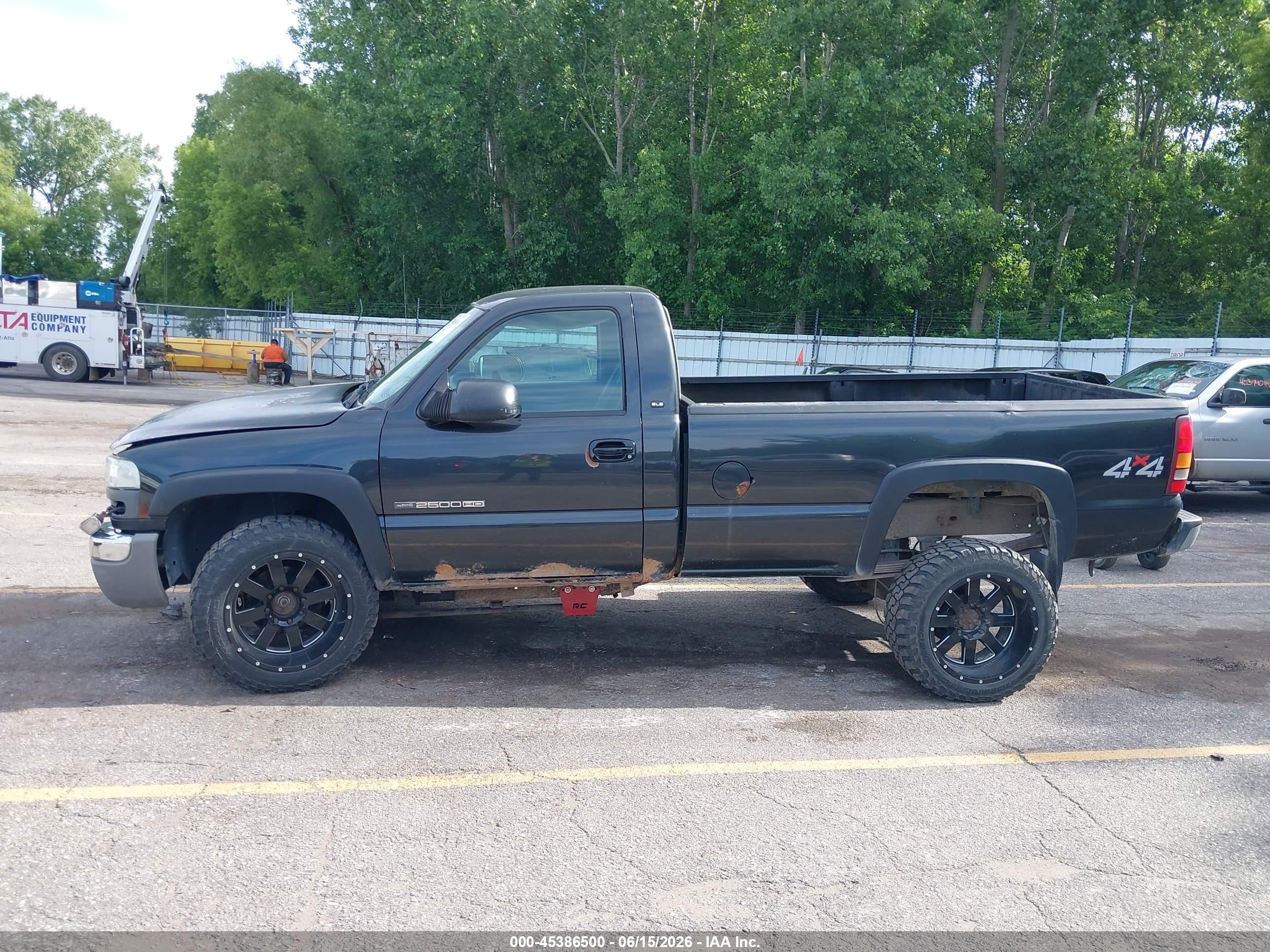 2005 Gmc Sierra 2500hd Work Truck Gray vin: 1GTHK24U55E184593