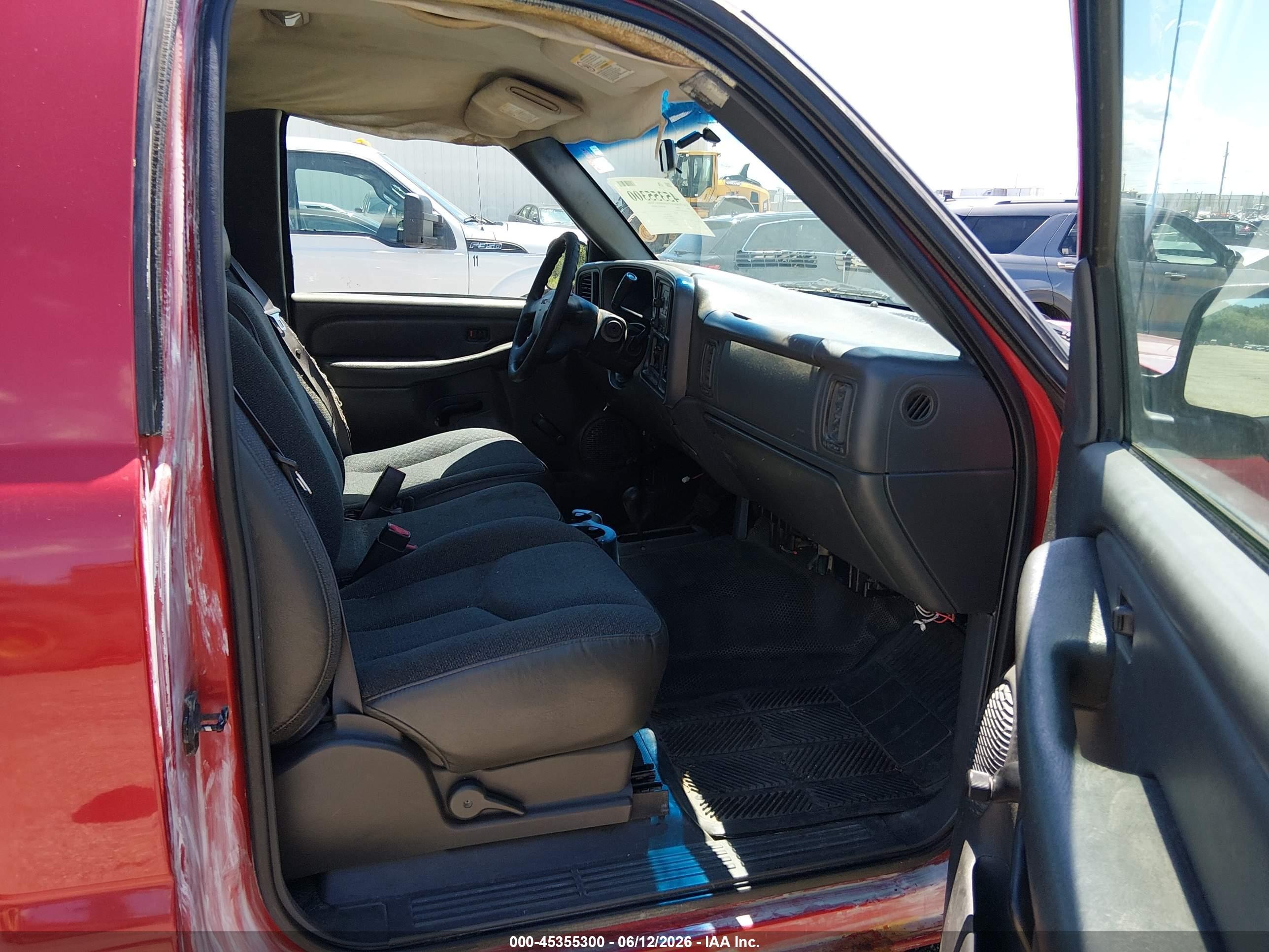 2003 Gmc Sierra 2500hd Work Truck Red vin: 1GTHK24U63E164947