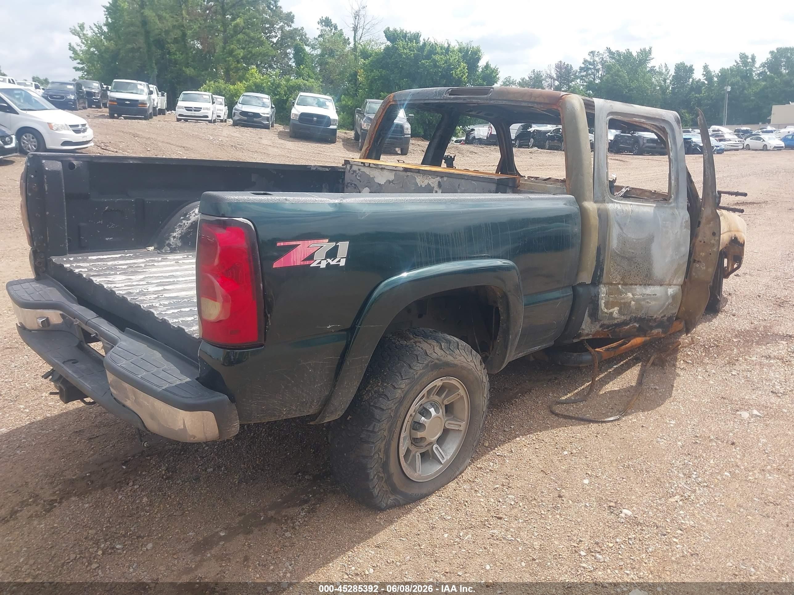 2003 Gmc Sierra 2500hd Slt Green vin: 1GTHK29103E109554