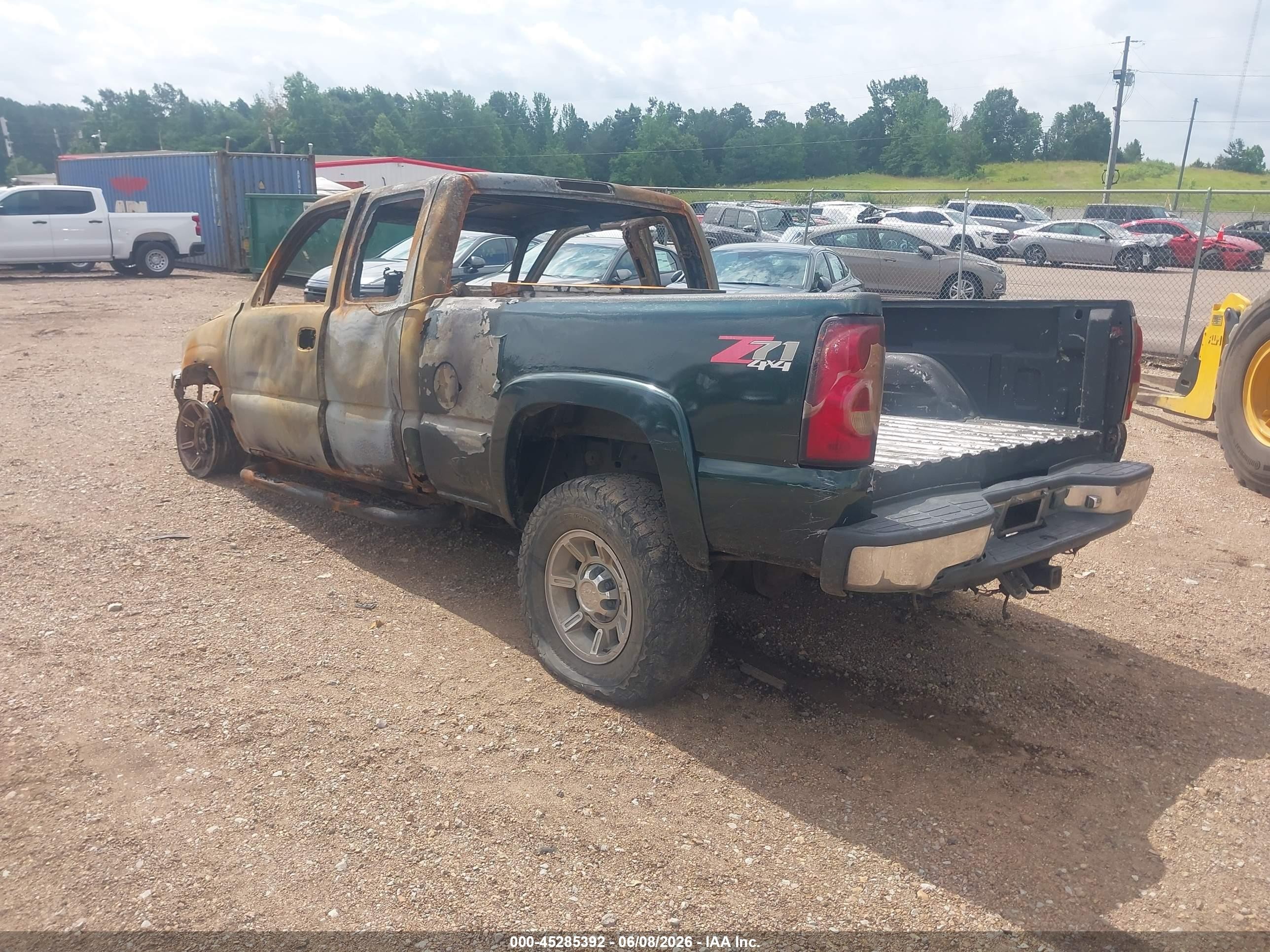 2003 Gmc Sierra 2500hd Slt Green vin: 1GTHK29103E109554