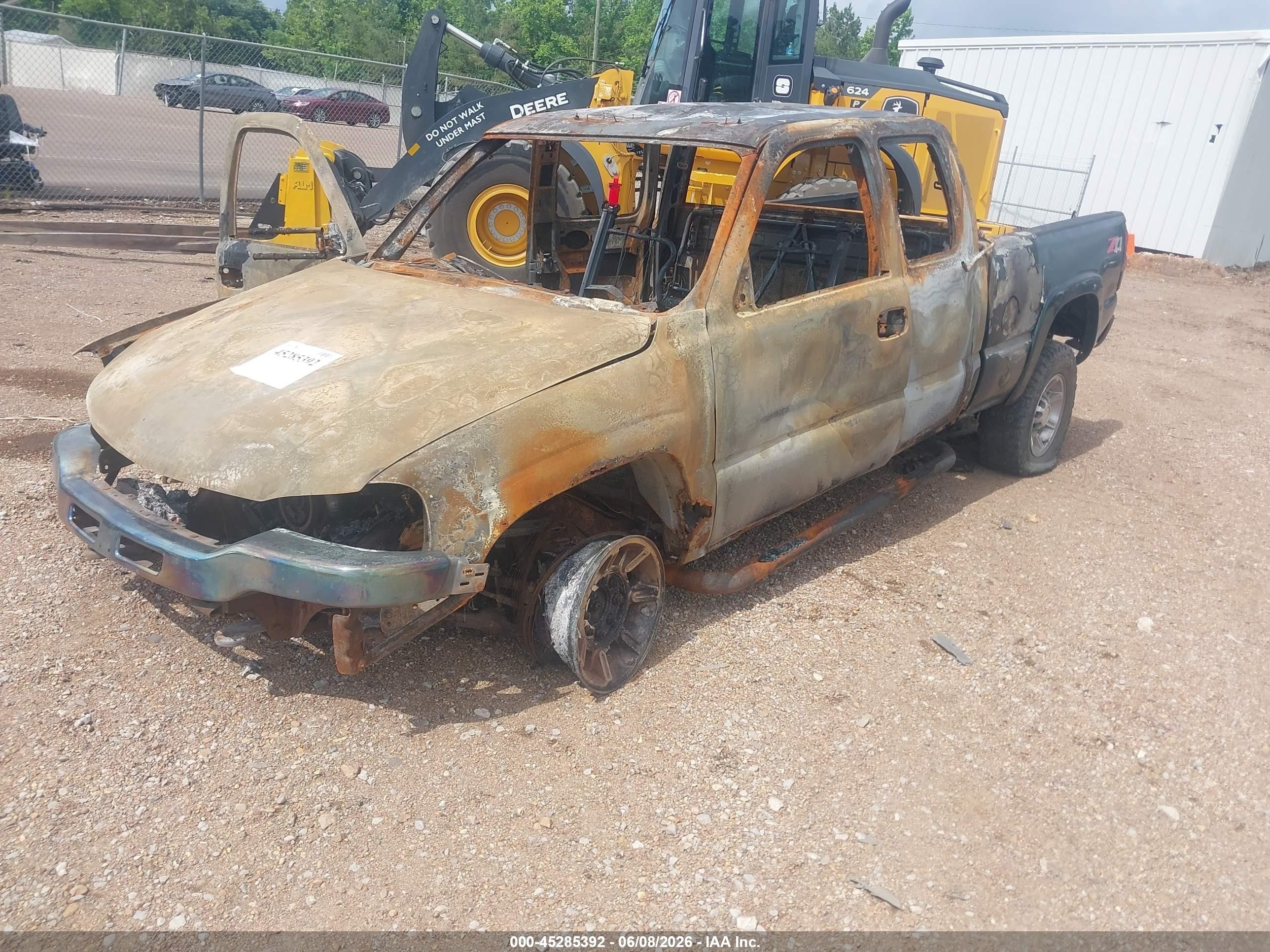 2003 Gmc Sierra 2500hd Slt Green vin: 1GTHK29103E109554
