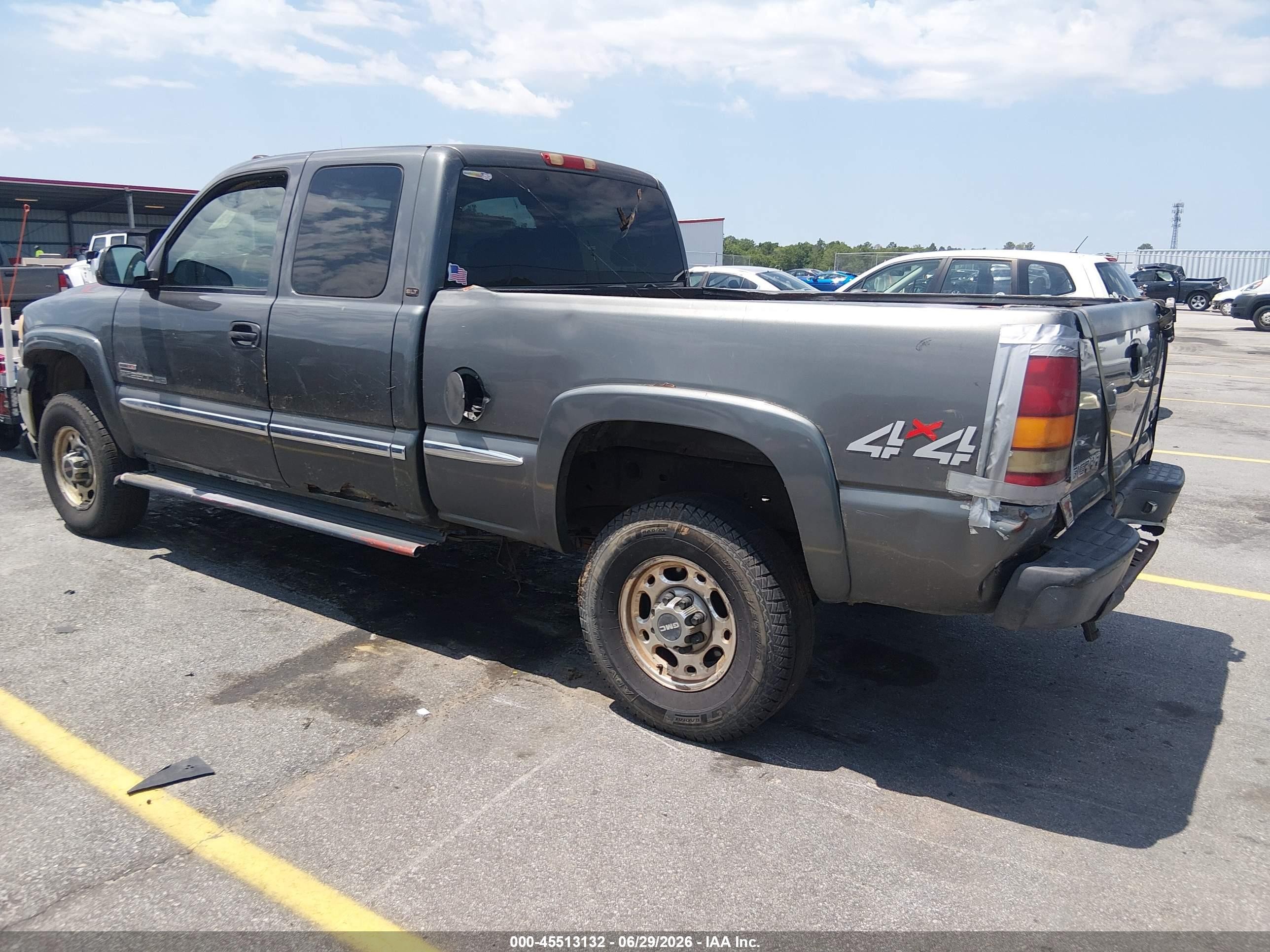 2002 Gmc Sierra 2500hd Sle Gray vin: 1GTHK29132E123186