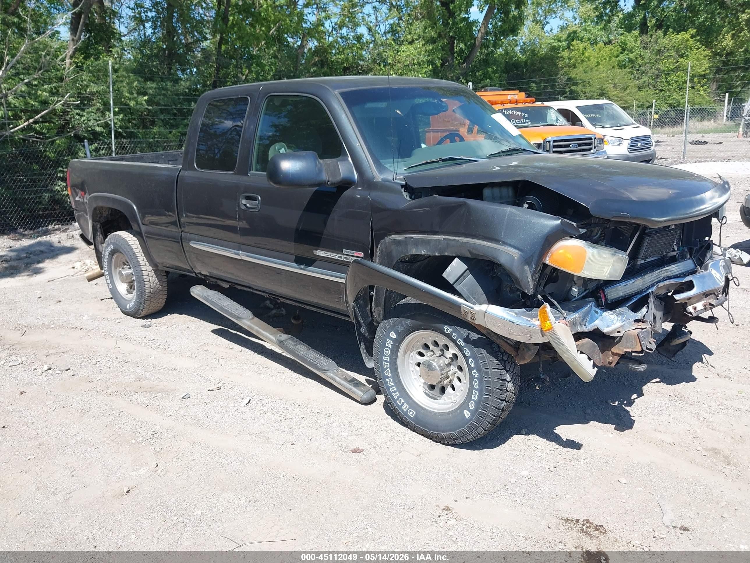2004 Gmc Sierra 2500hd Sle Black vin: 1GTHK29134E212937