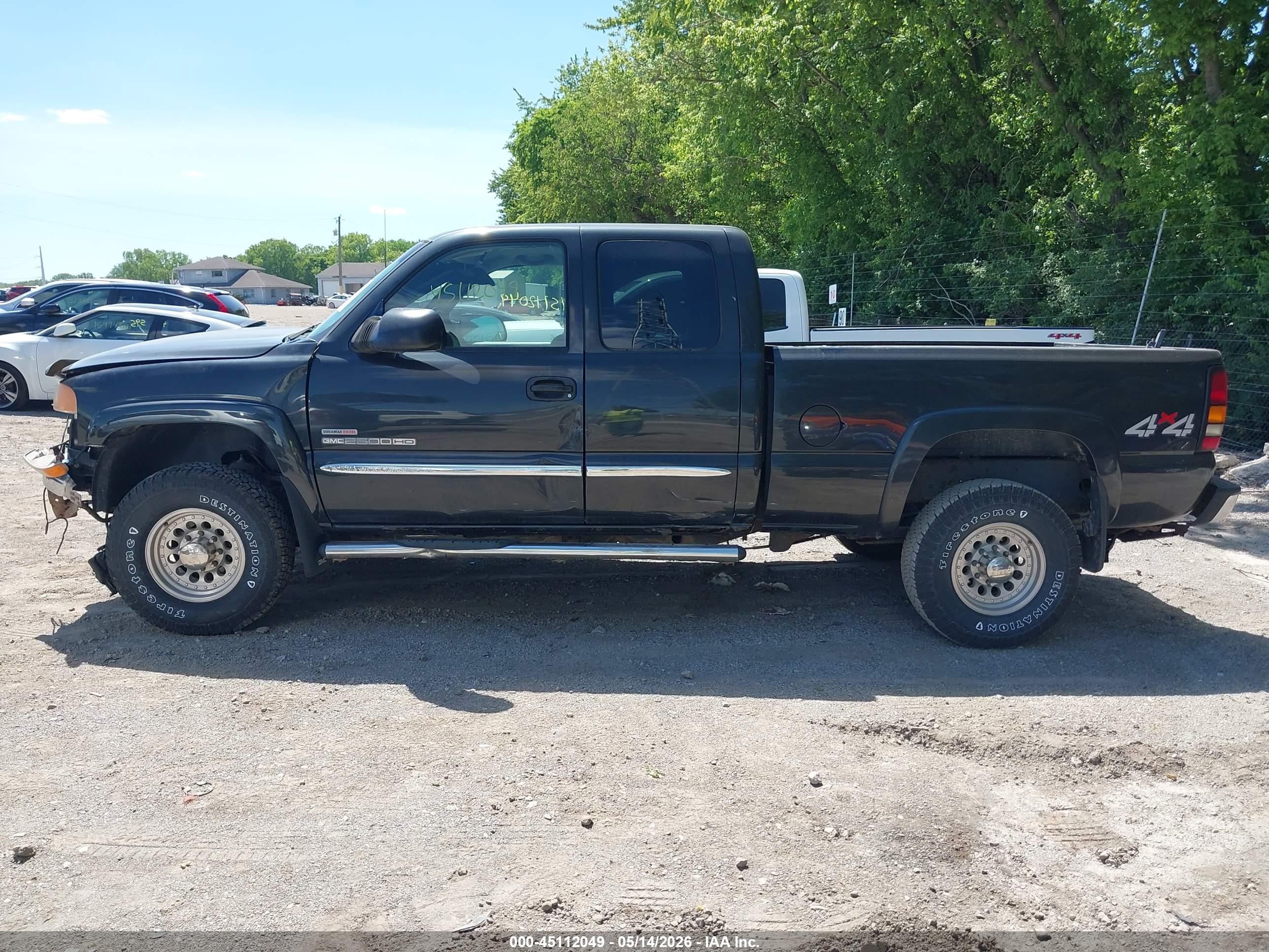 2004 Gmc Sierra 2500hd Sle Black vin: 1GTHK29134E212937