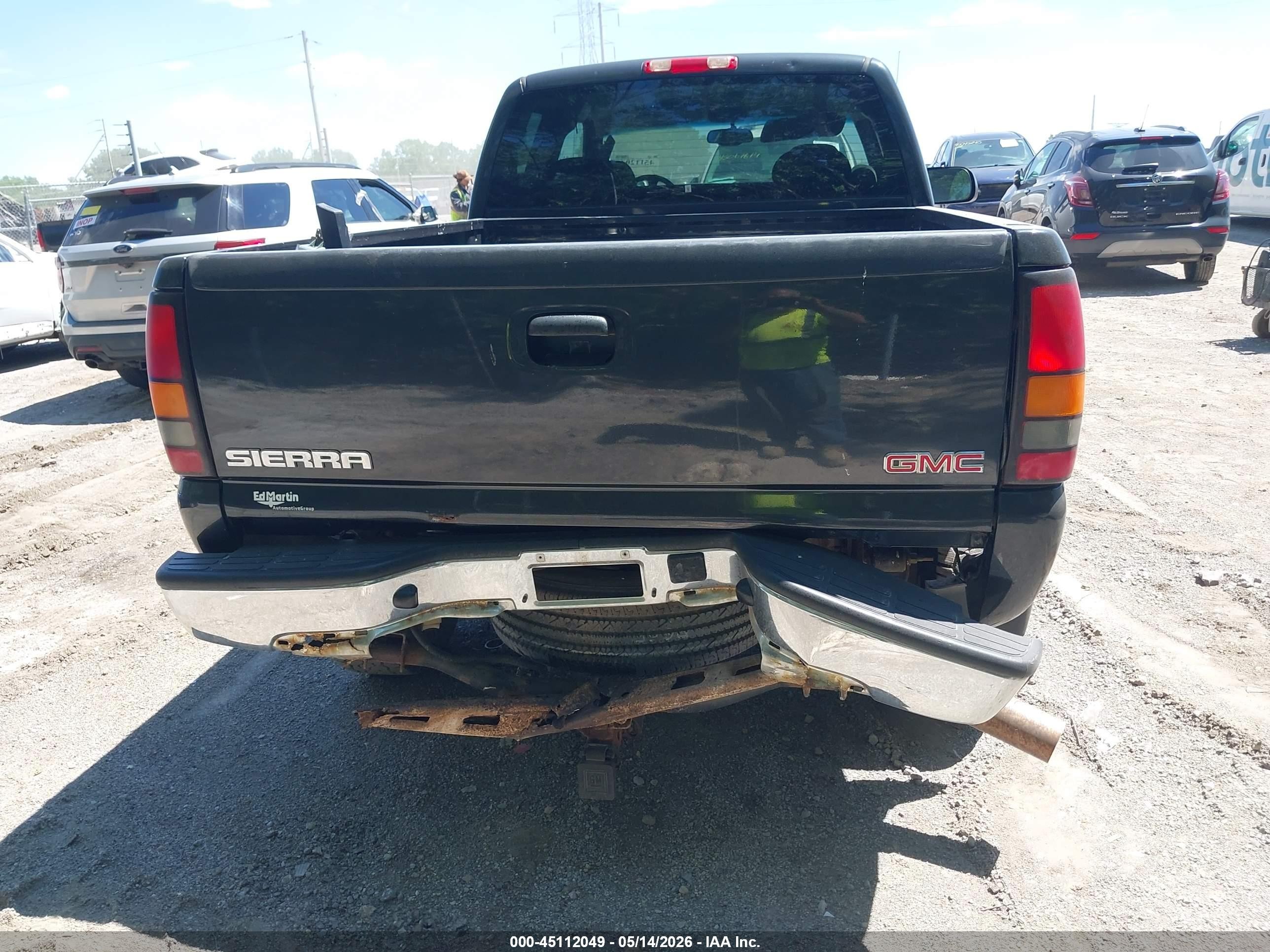 2004 Gmc Sierra 2500hd Sle Black vin: 1GTHK29134E212937