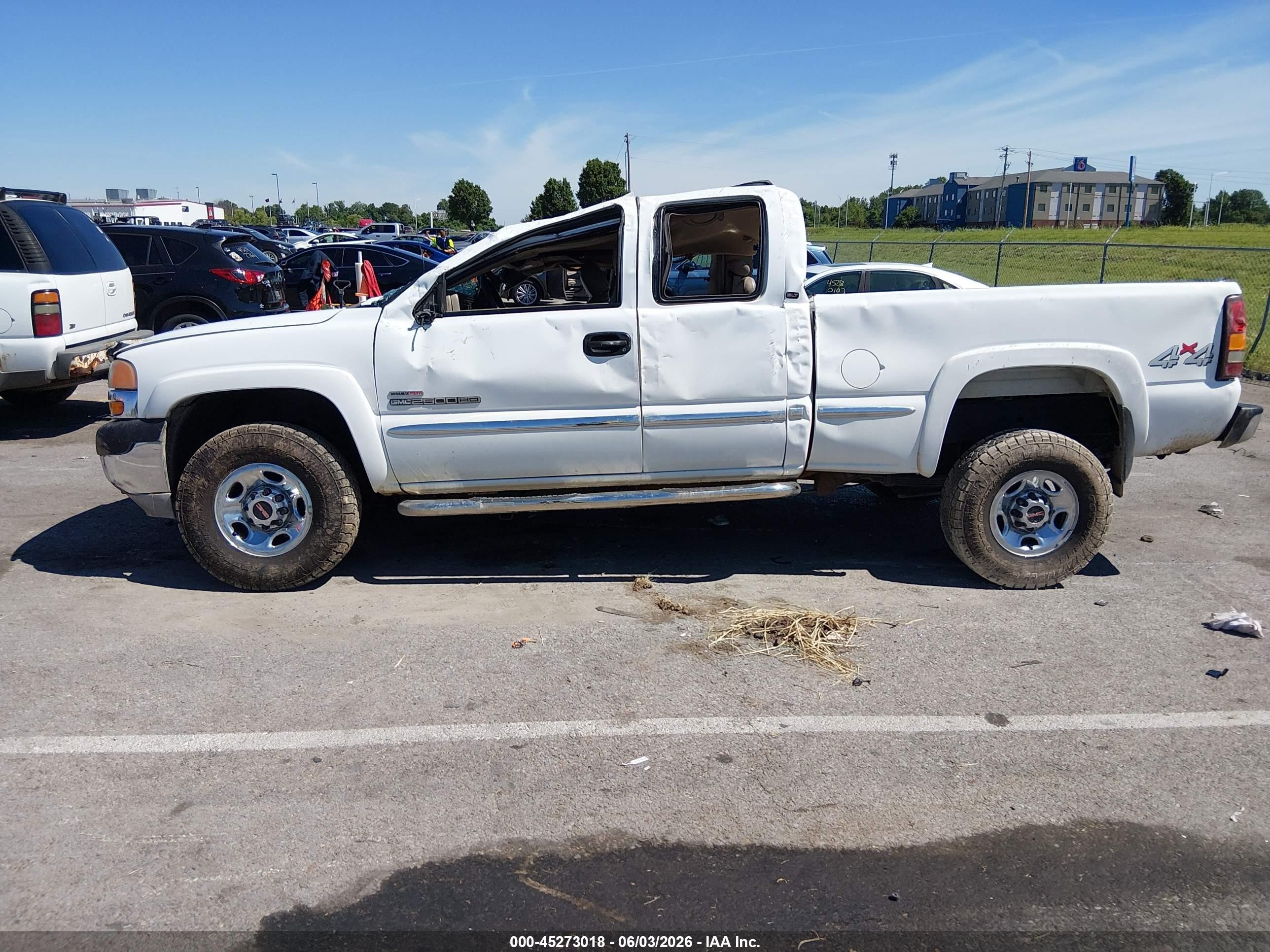 2001 Gmc Sierra 2500hd Sle White vin: 1GTHK29151E317782