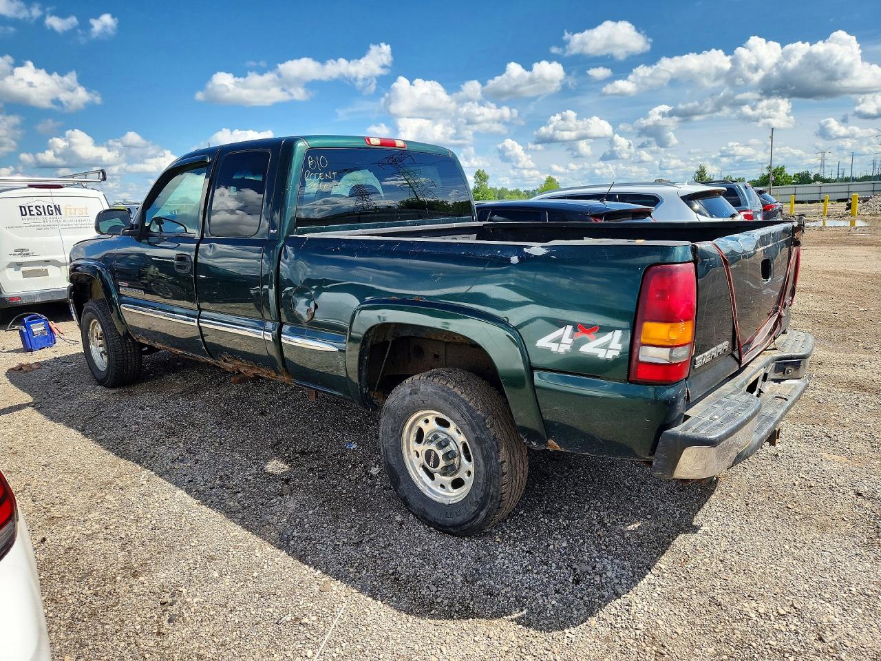 2002 Gmc Sierra K2500 Heavy Duty Зеленый vin: 1GTHK29182E166633