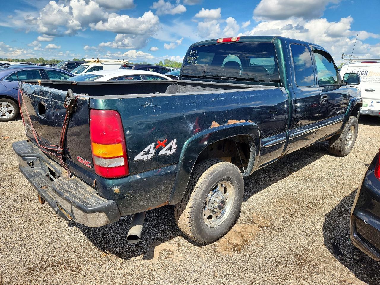 2002 Gmc Sierra K2500 Heavy Duty Зеленый vin: 1GTHK29182E166633