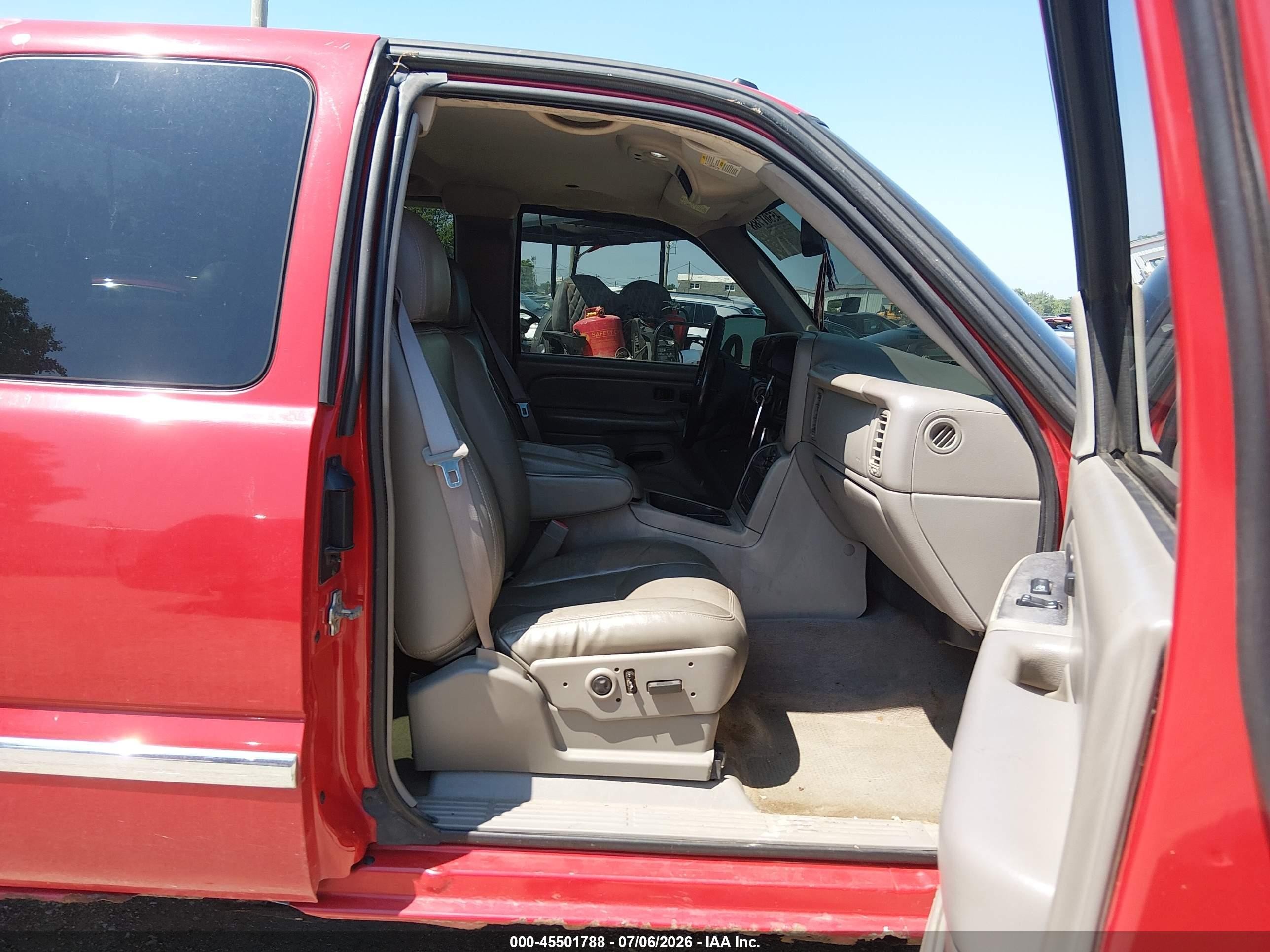 2004 Gmc Sierra 2500hd Slt Red vin: 1GTHK29244E393894