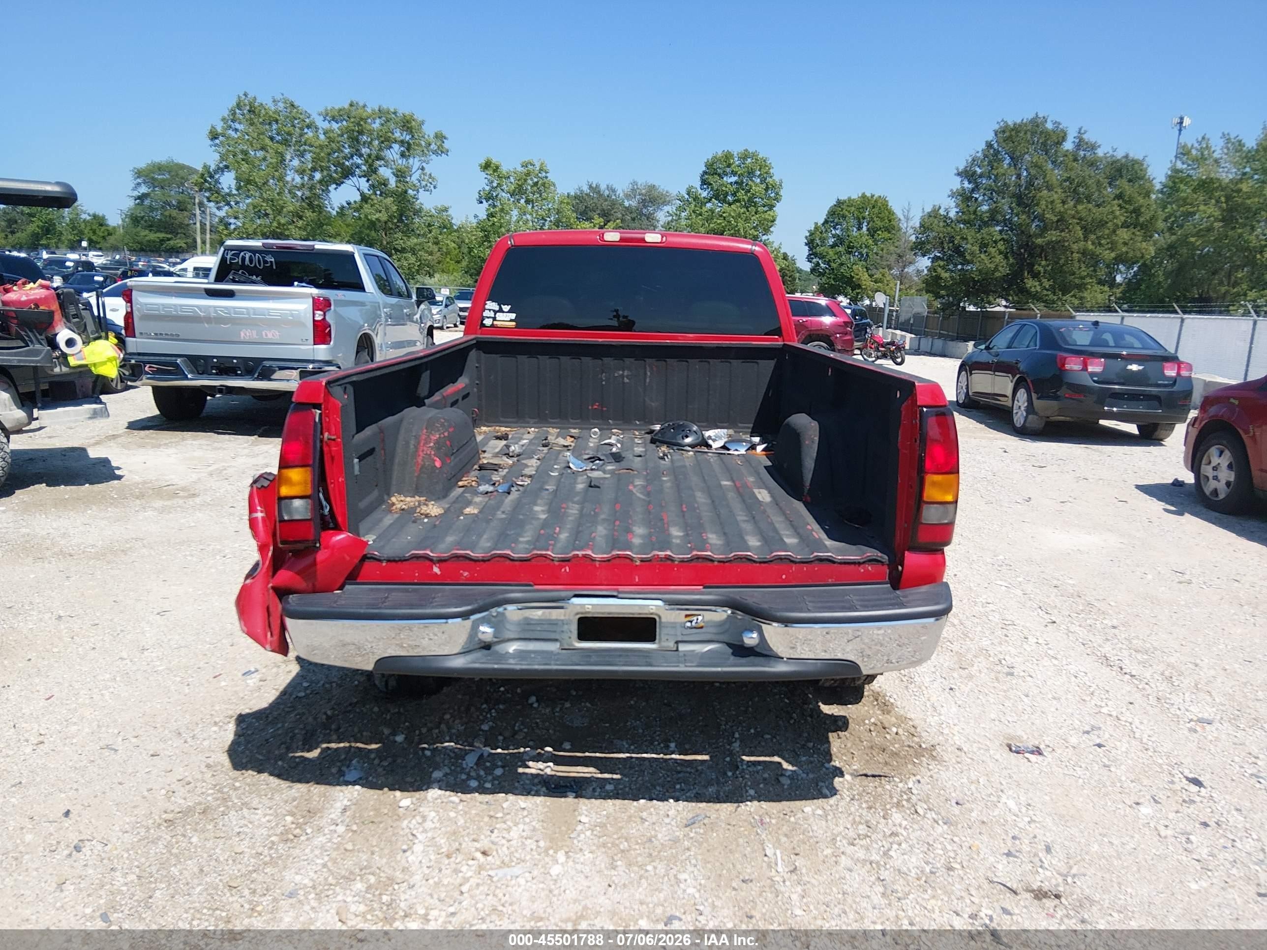 2004 Gmc Sierra 2500hd Slt Red vin: 1GTHK29244E393894