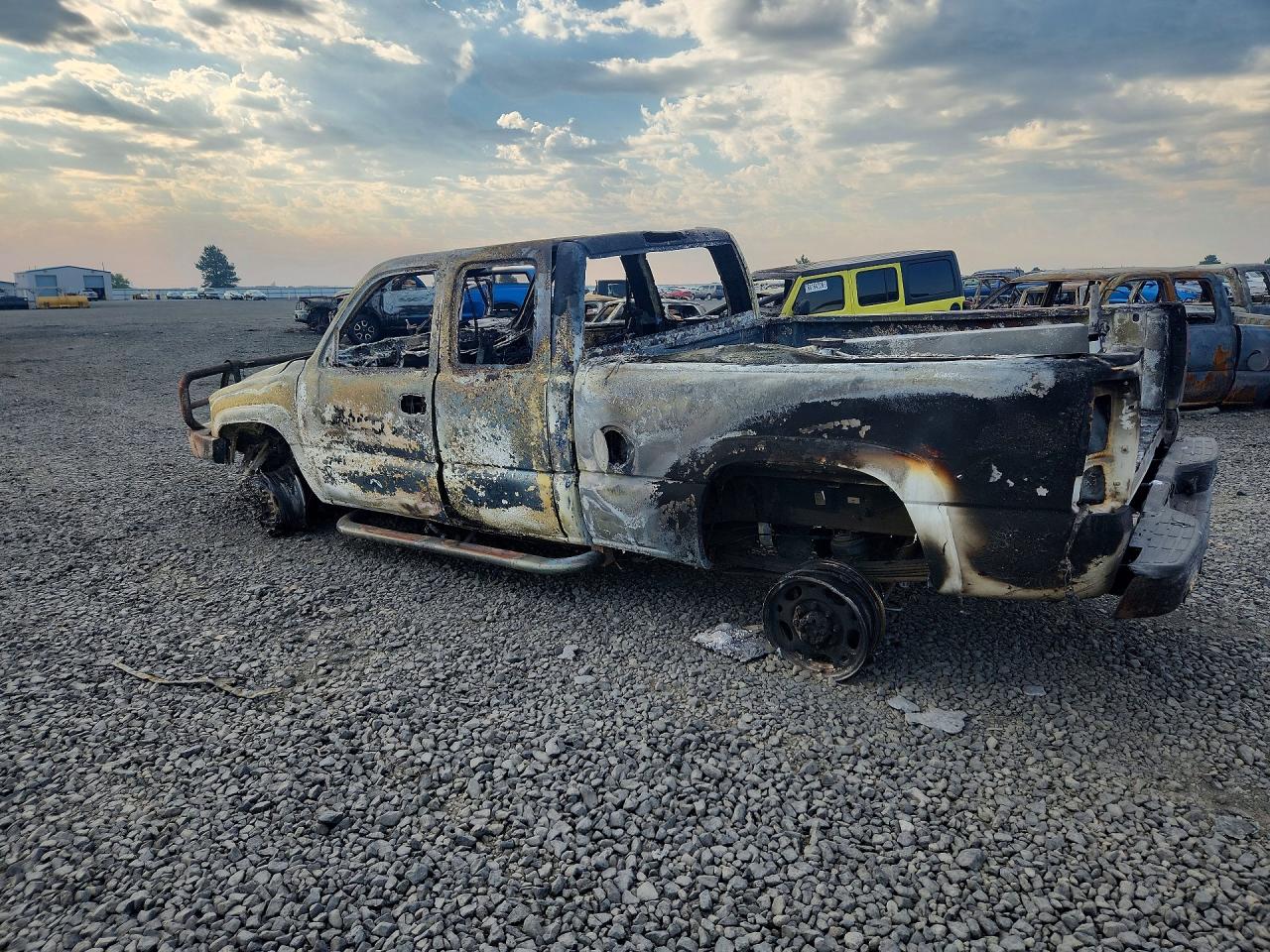 2005 Gmc Sierra K2500 Heavy Duty Пожар vin: 1GTHK29255E144148