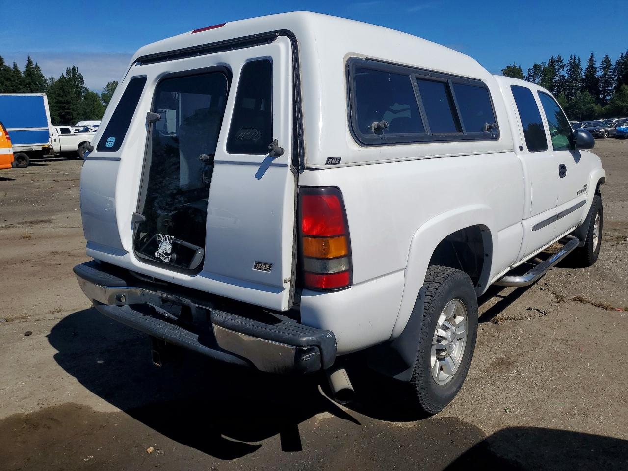 2005 Gmc Sierra K2500 Heavy Duty White vin: 1GTHK29285E199208
