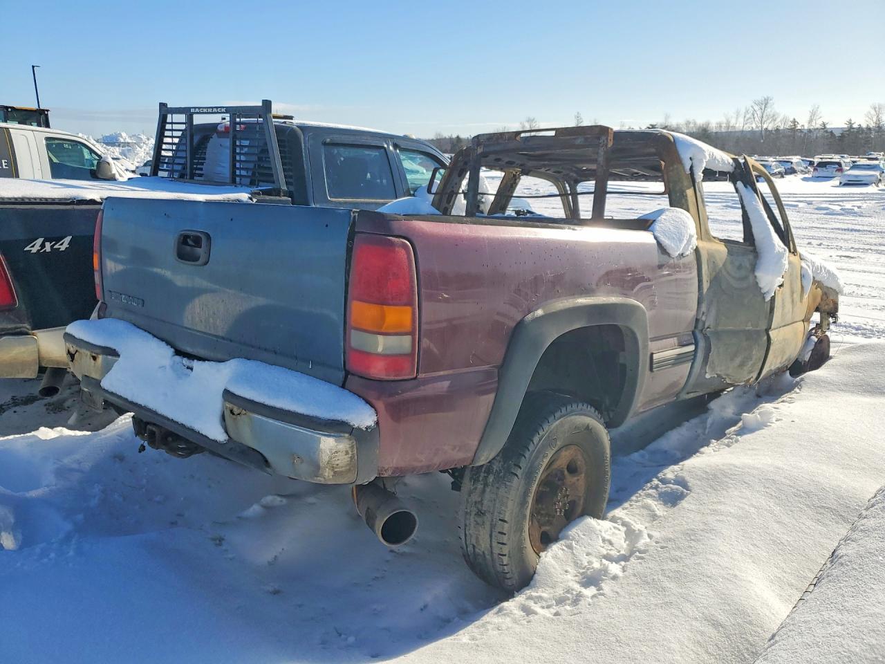 2004 Gmc Sierra K2500 Heavy Duty Blue vin: 1GTHK29294E342097