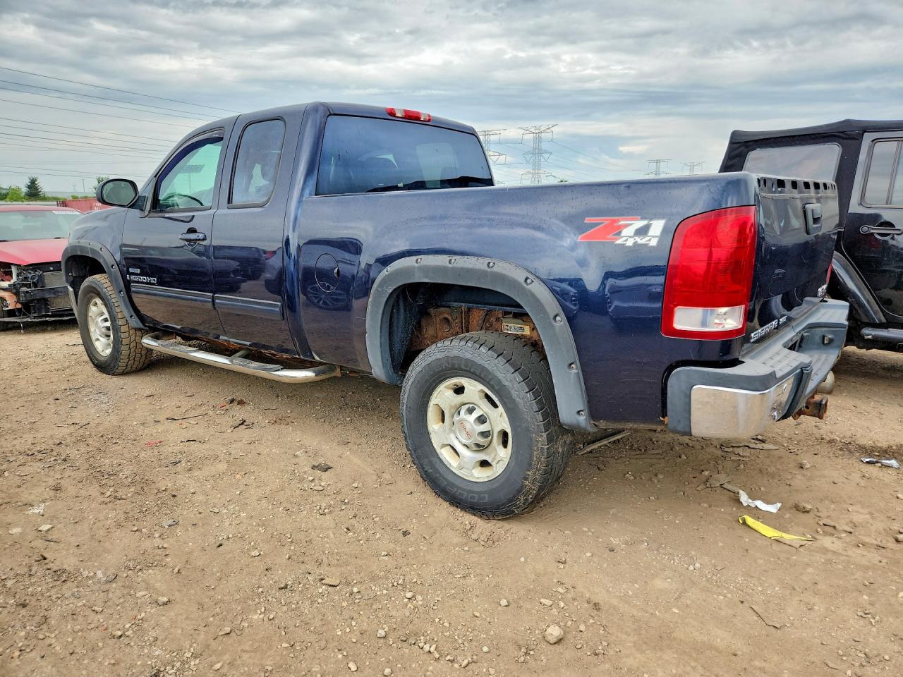 2008 Gmc Sierra K2500 Heavy Duty Black vin: 1GTHK29618E133607
