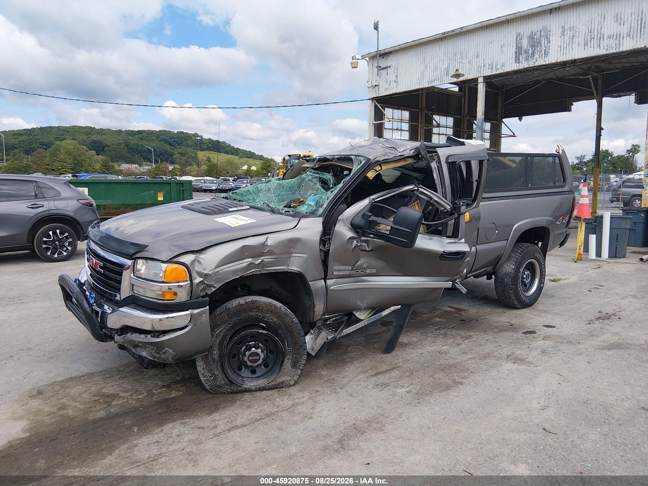 2007 Gmc Sierra 2500hd Classic Sl/sle1/sle2/slt/work Truck Gray vin: 1GTHK29D37E174432
