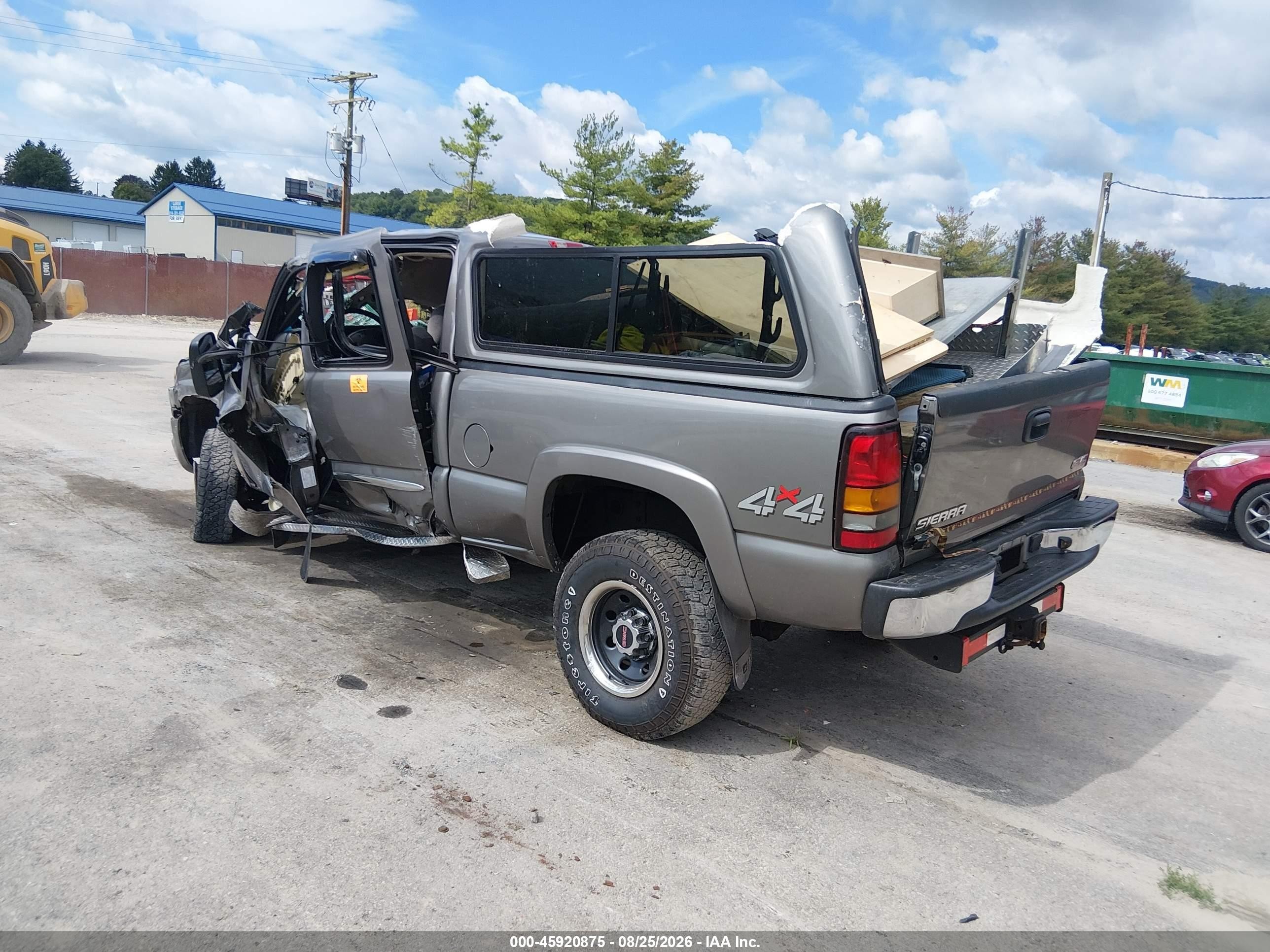 2007 Gmc Sierra 2500hd Classic Sl/sle1/sle2/slt/work Truck Gray vin: 1GTHK29D37E174432