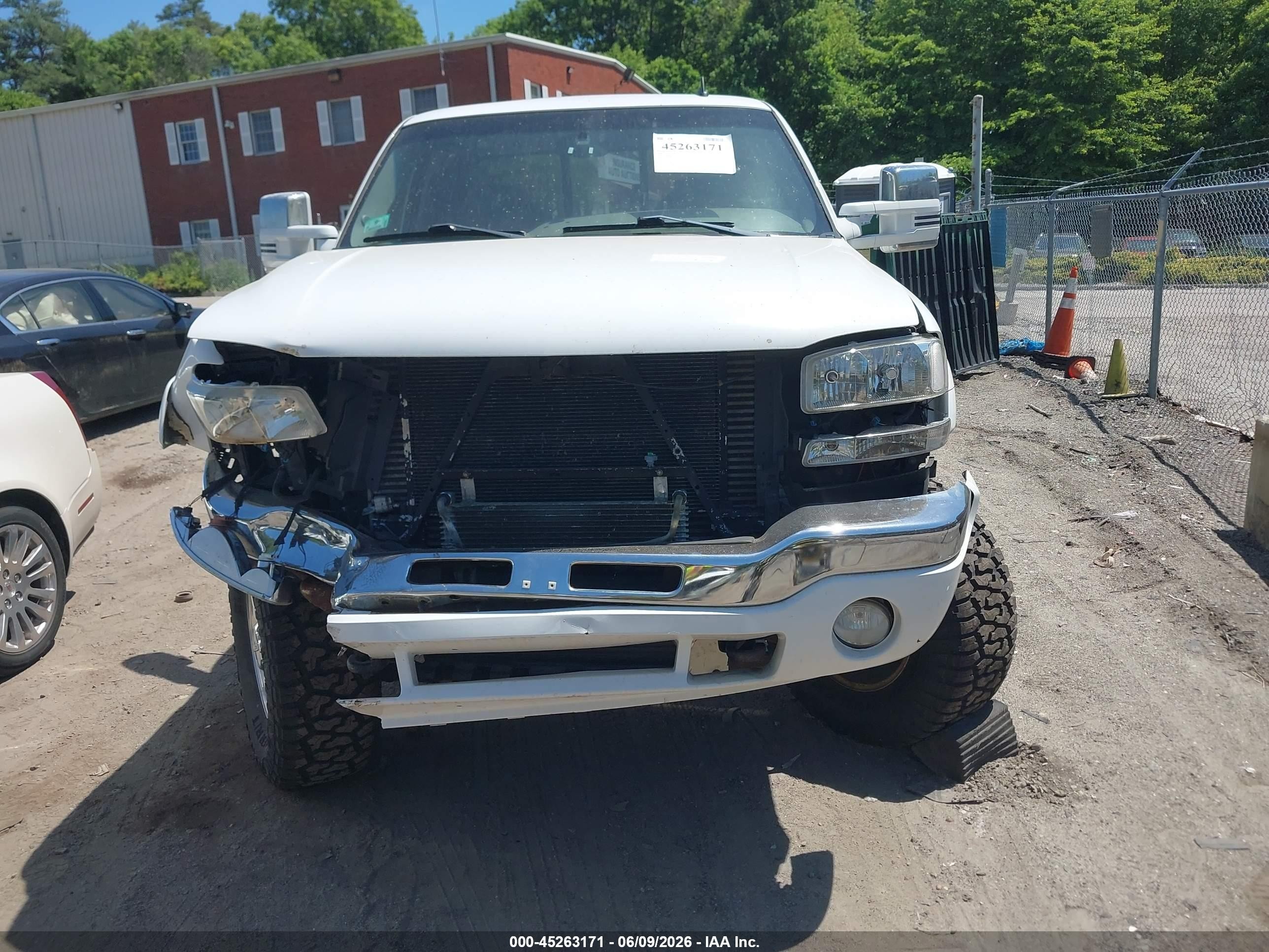 2006 Gmc Sierra 2500hd Slt Белый vin: 1GTHK29D56E160739