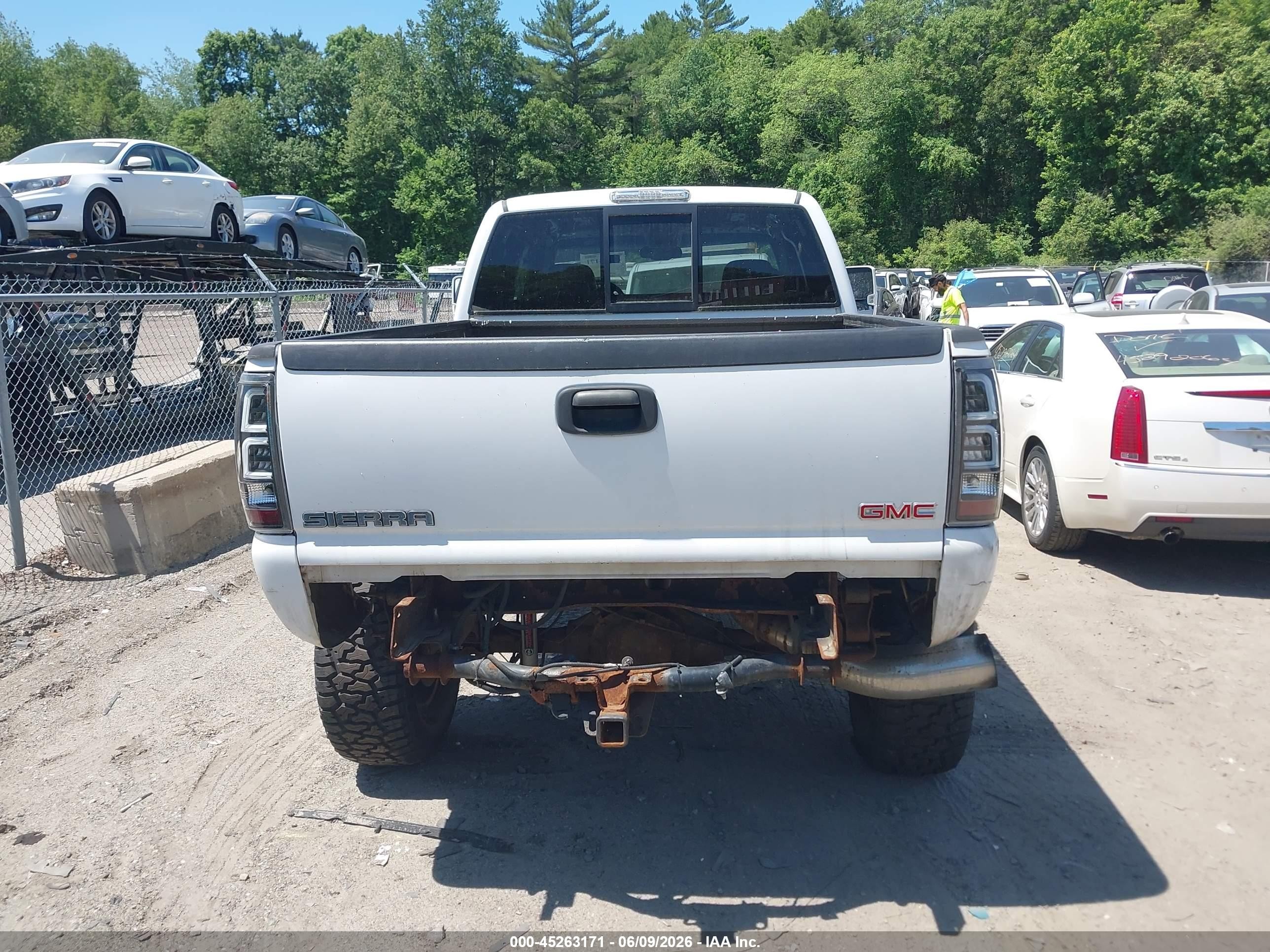 2006 Gmc Sierra 2500hd Slt Белый vin: 1GTHK29D56E160739