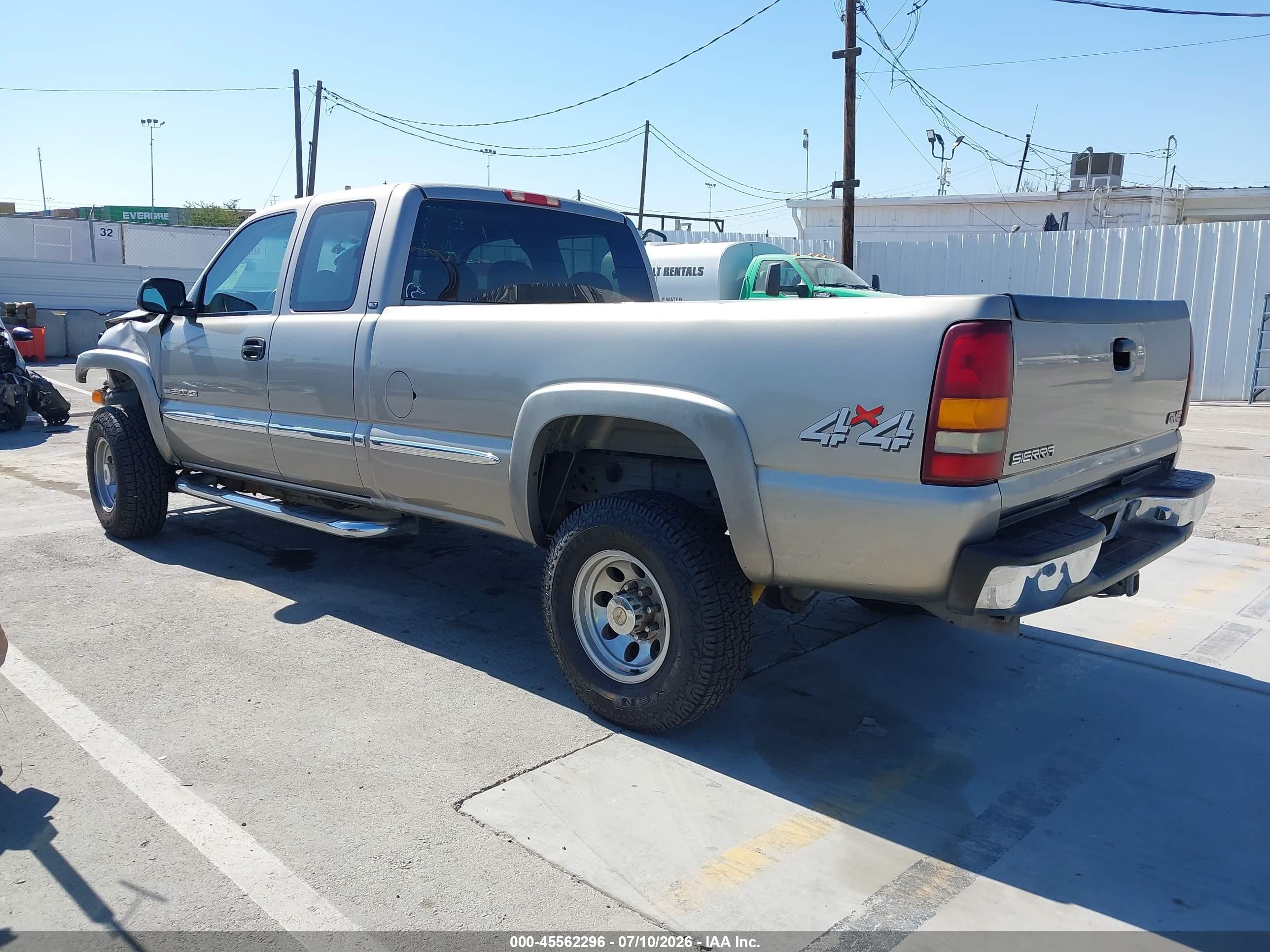 2001 Gmc Sierra 2500hd Sle Pewter vin: 1GTHK29G11E332199