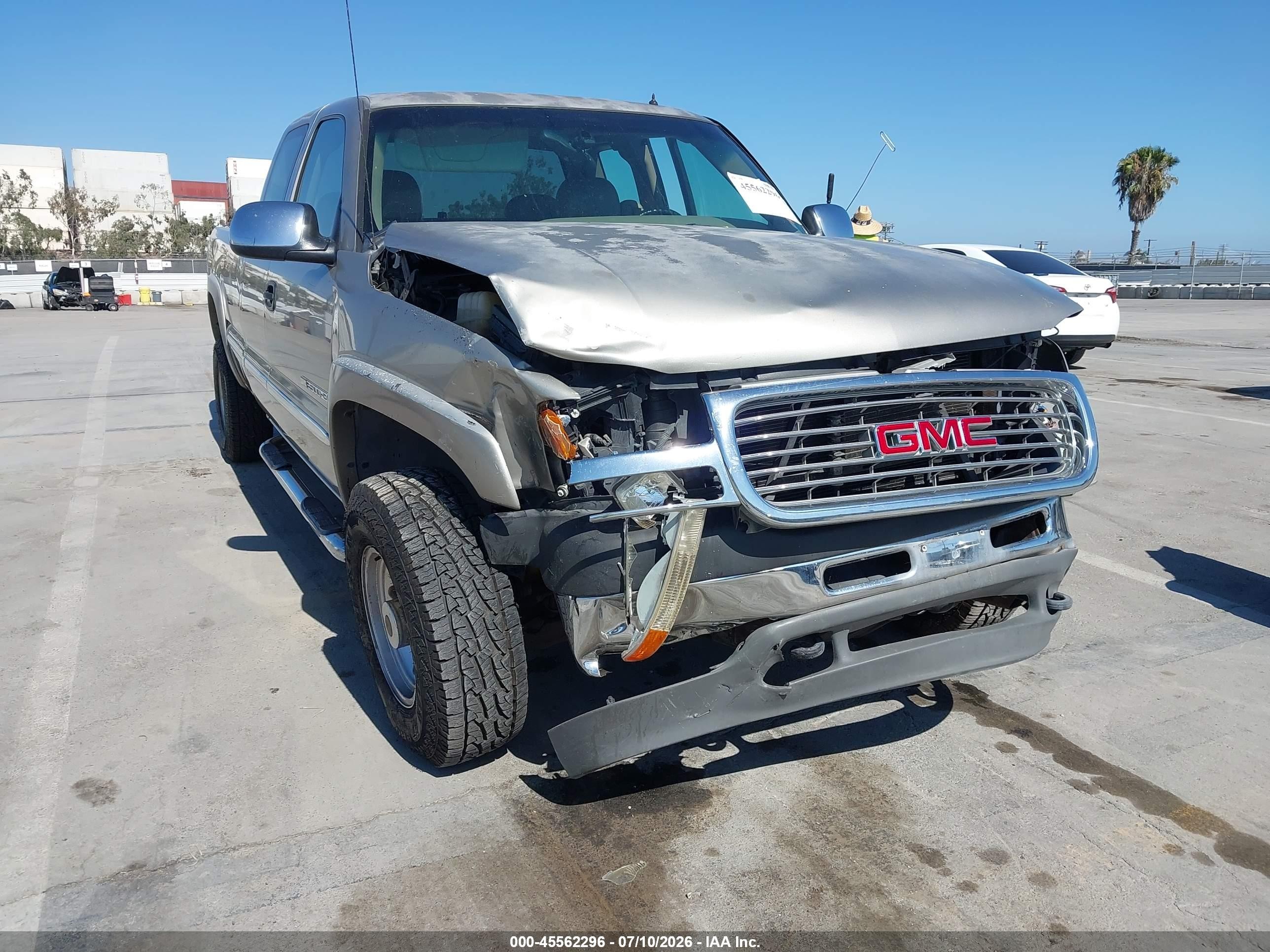 2001 Gmc Sierra 2500hd Sle Pewter vin: 1GTHK29G11E332199