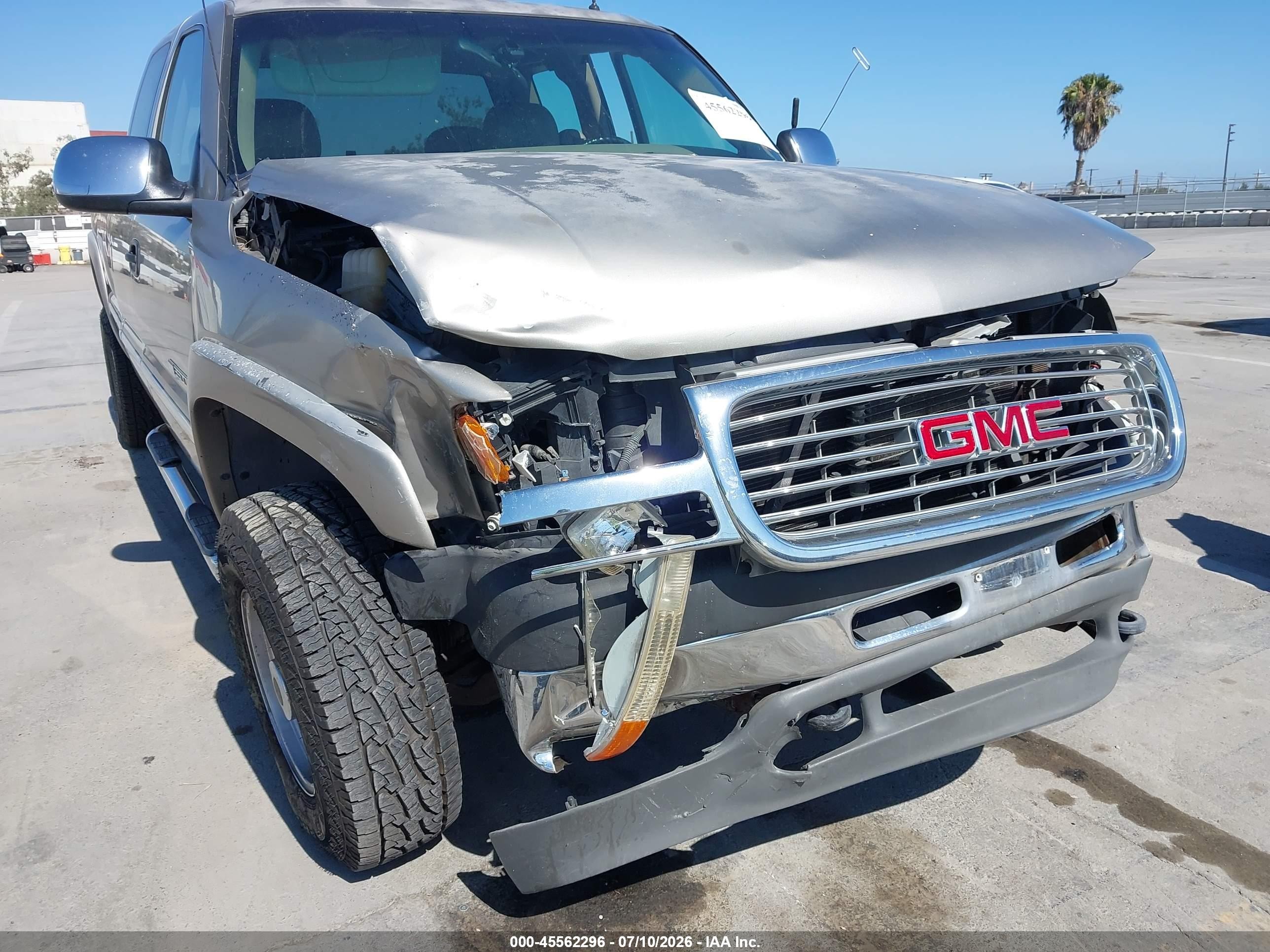 2001 Gmc Sierra 2500hd Sle Pewter vin: 1GTHK29G11E332199