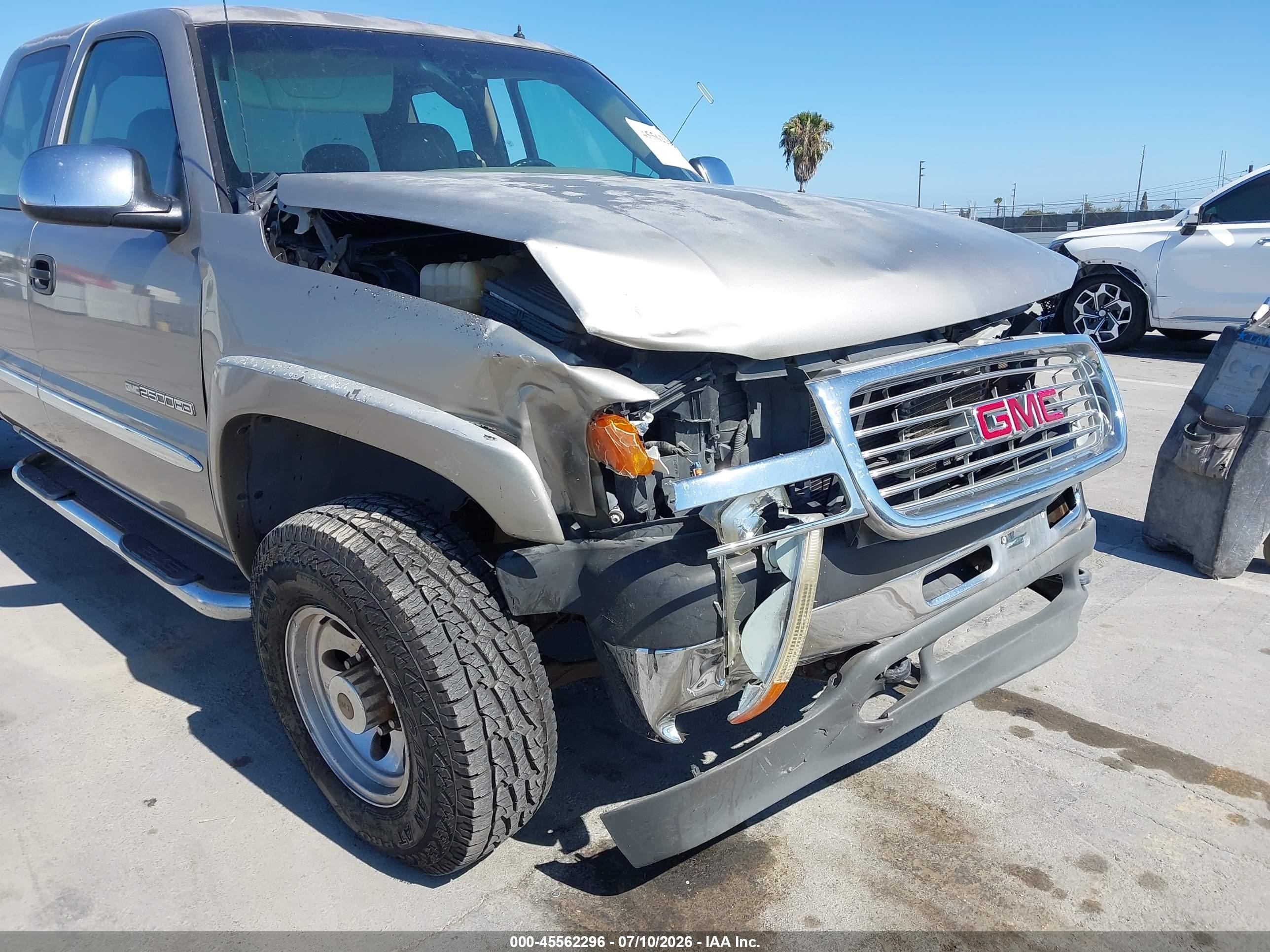 2001 Gmc Sierra 2500hd Sle Pewter vin: 1GTHK29G11E332199