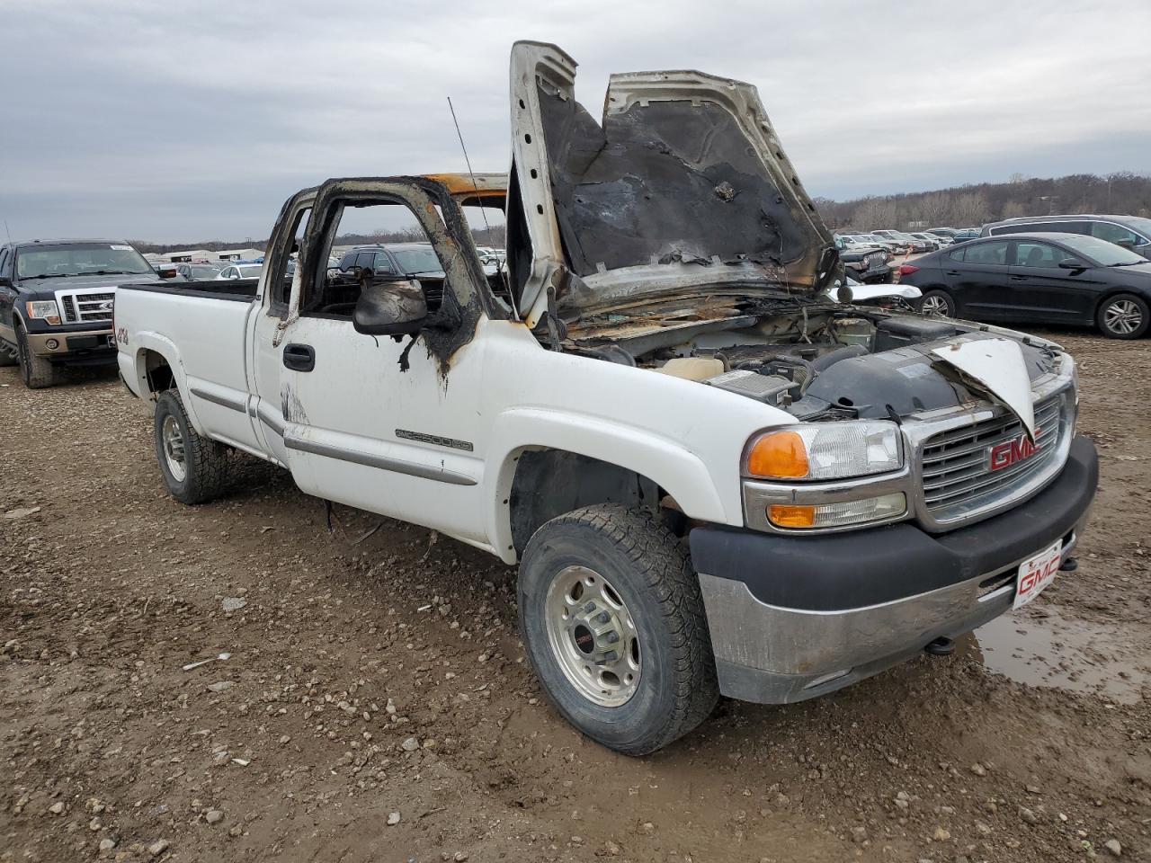 2002 Gmc Sierra K2500 Heavy Duty Белый vin: 1GTHK29G32E136363
