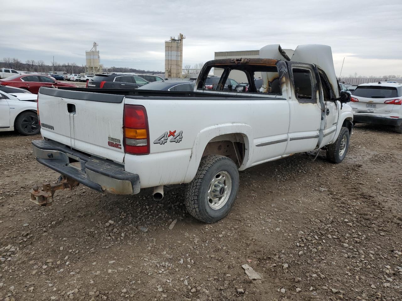 2002 Gmc Sierra K2500 Heavy Duty Белый vin: 1GTHK29G32E136363