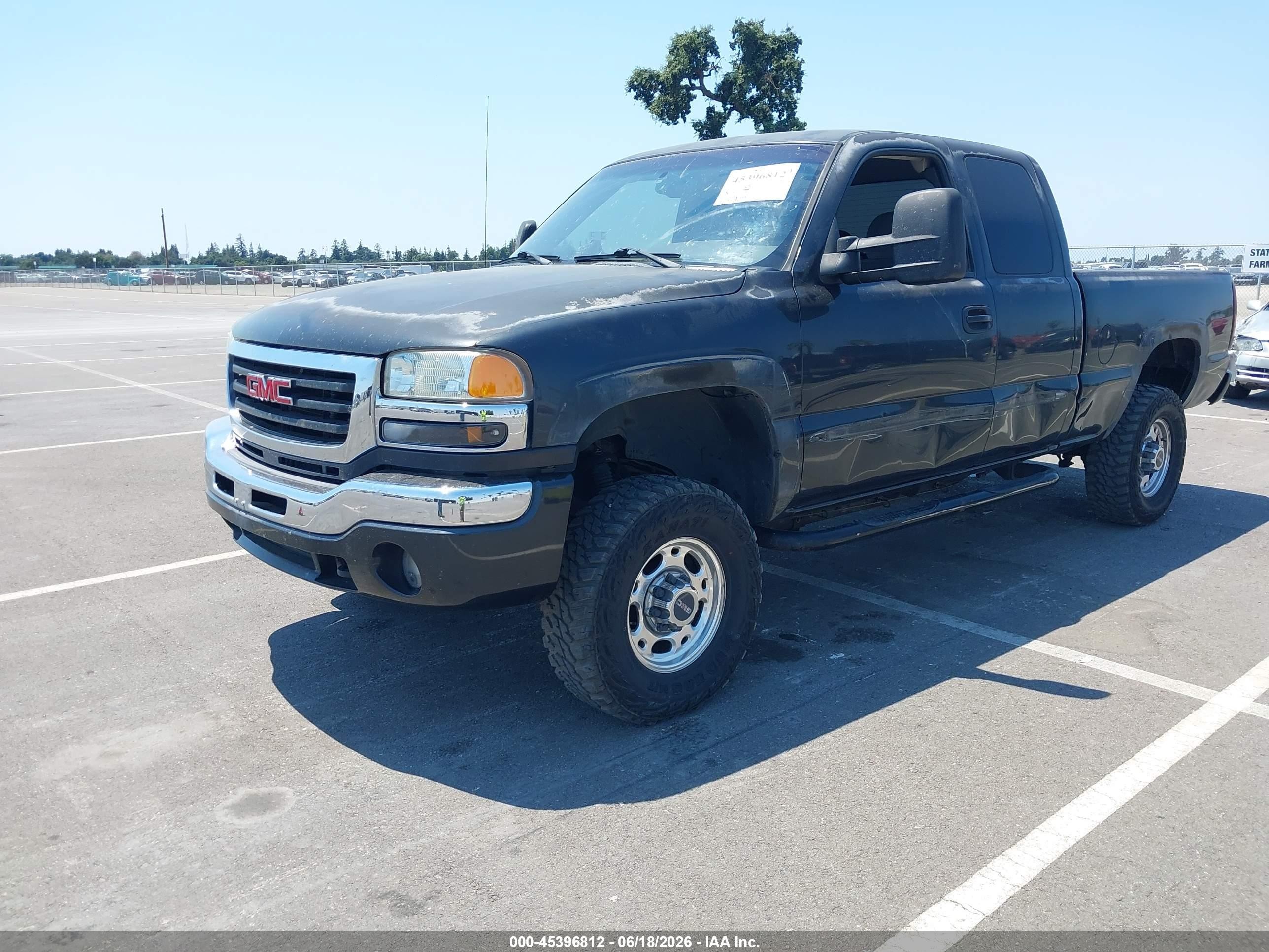 2003 Gmc Sierra 2500hd Sle Gray vin: 1GTHK29GX3E200254