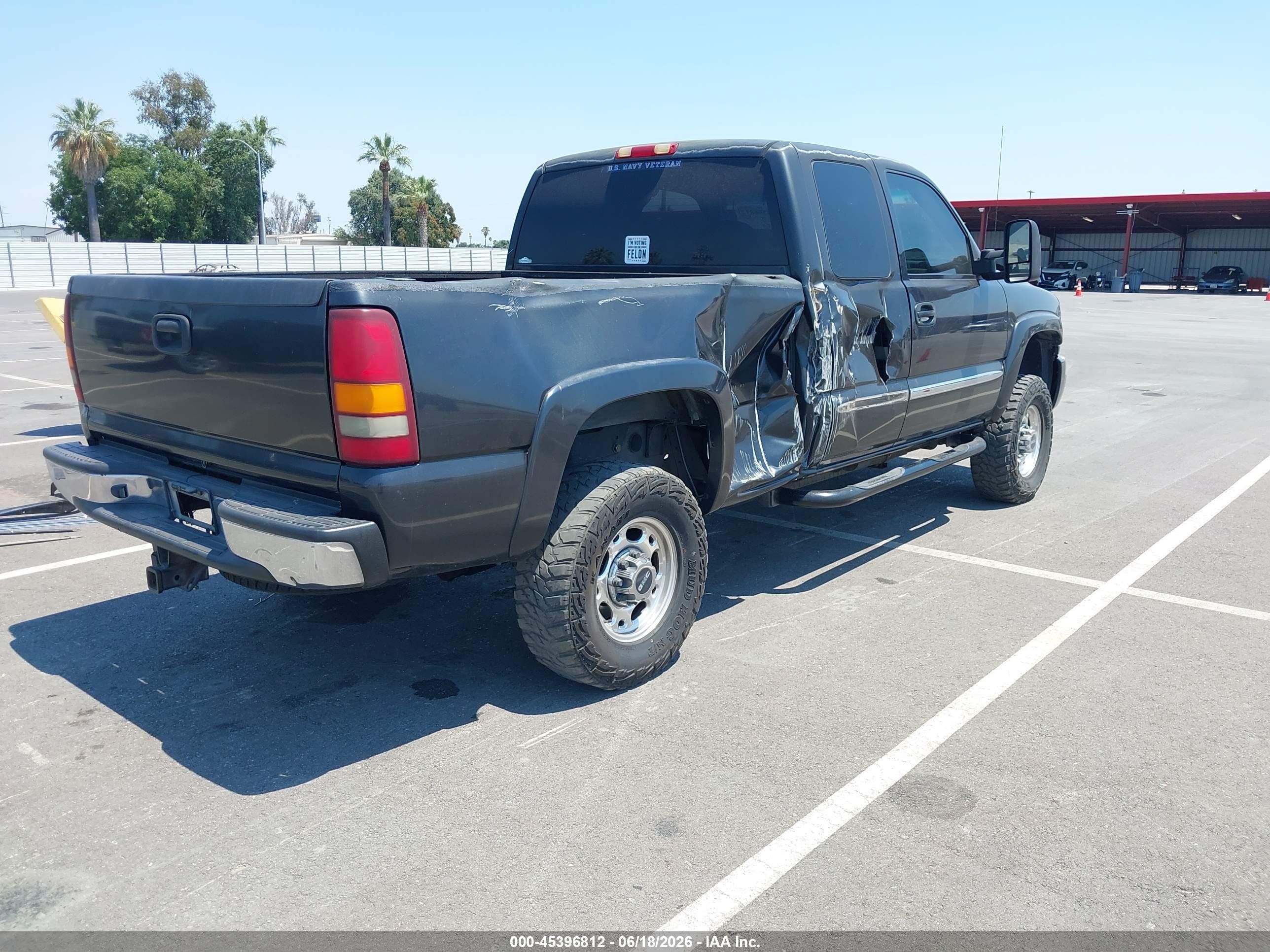 2003 Gmc Sierra 2500hd Sle Gray vin: 1GTHK29GX3E200254