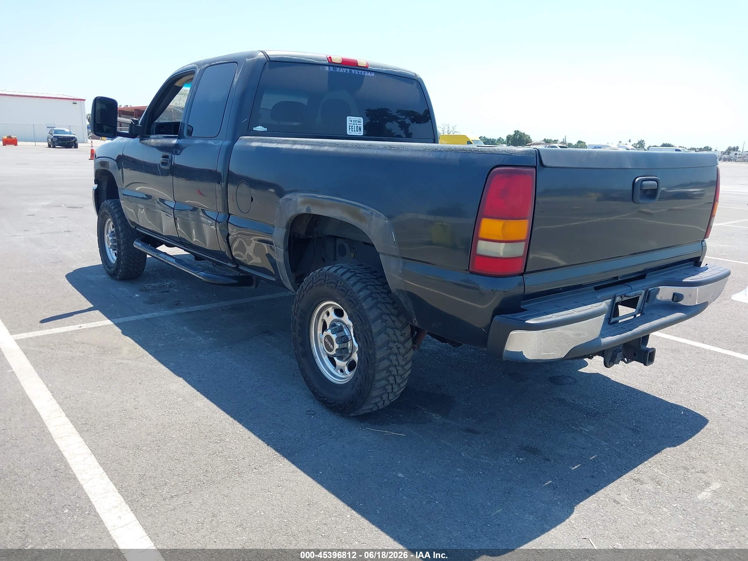 2003 Gmc Sierra 2500hd Sle Gray vin: 1GTHK29GX3E200254