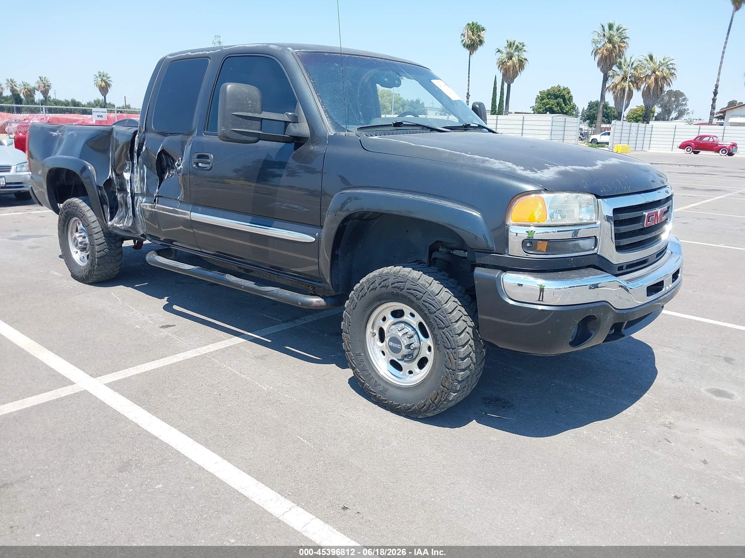 2003 Gmc Sierra 2500hd Sle Gray vin: 1GTHK29GX3E200254